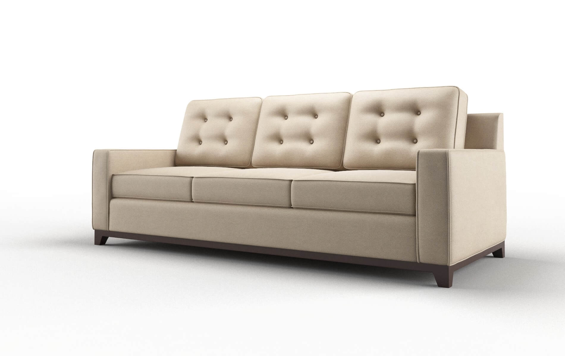 Alexandria Chance Platinum Sofa espresso legs 4