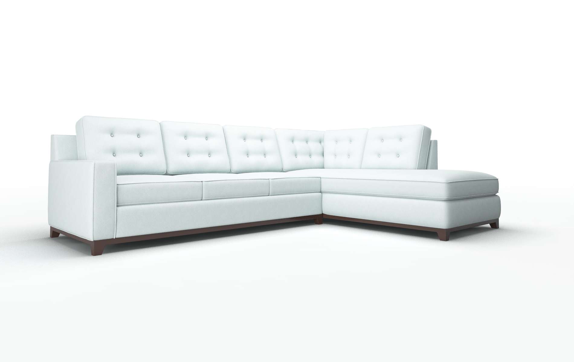 Alexandria Clyde Cornflower Panel espresso legs 2