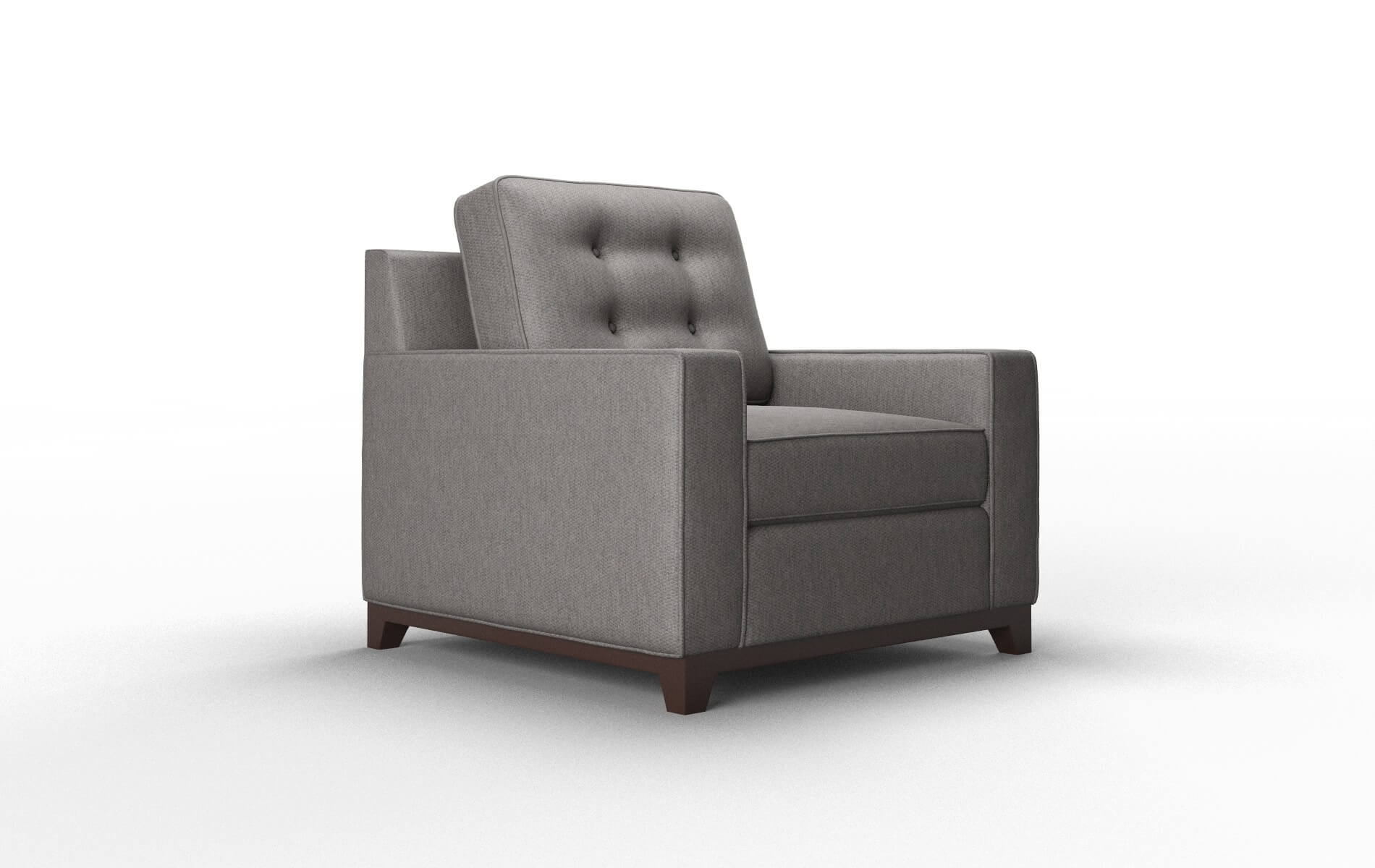 Alexandria Cosmo Charcoal Chair espresso legs 2