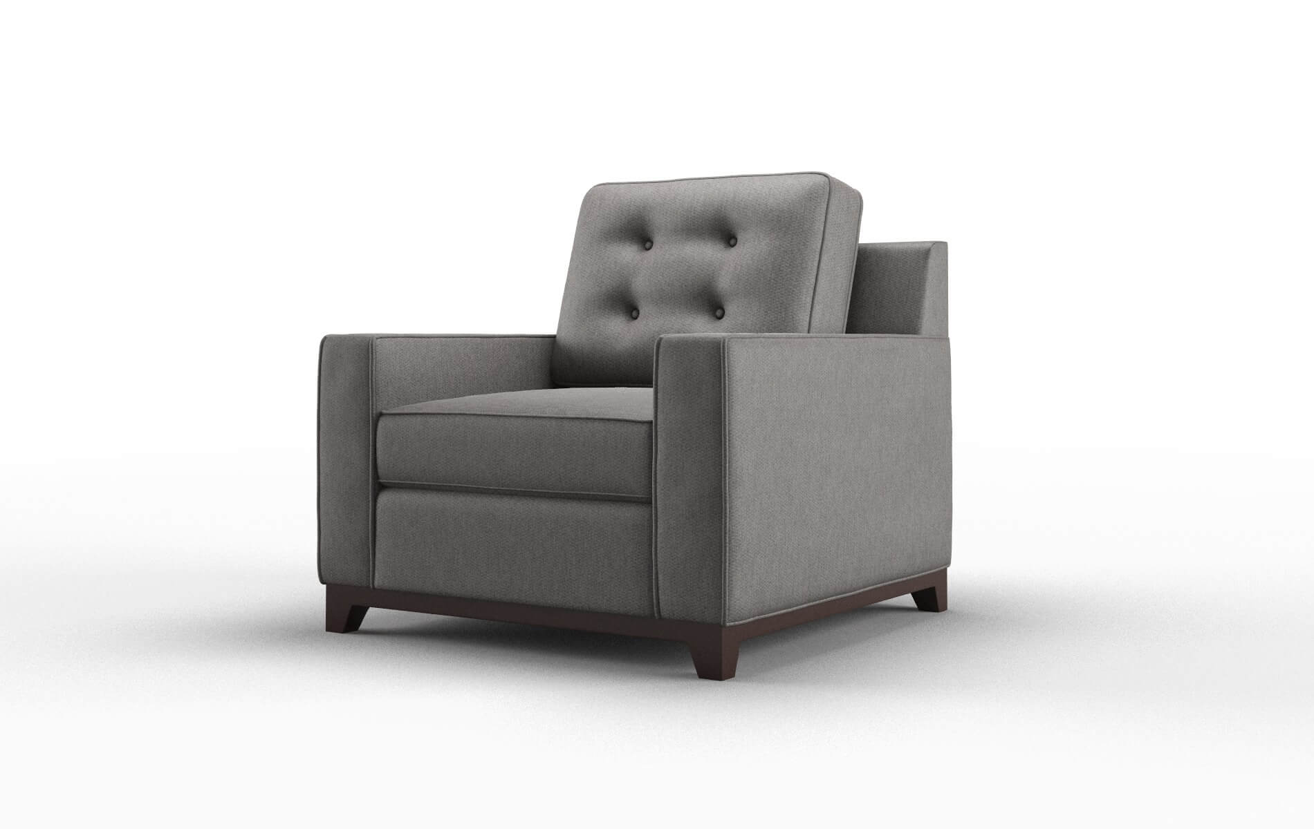 Alexandria Cosmo Charcoal Chair espresso legs 4