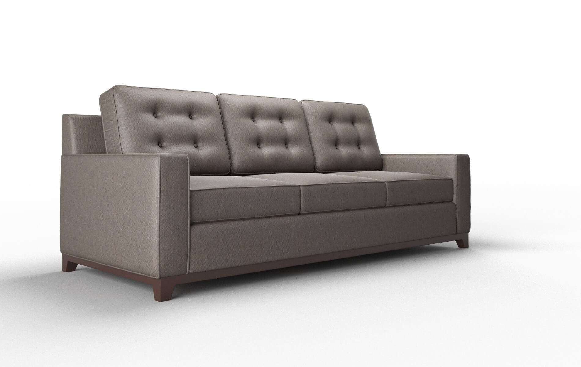 Alexandria Cosmo Chocolate Sofa espresso legs 2