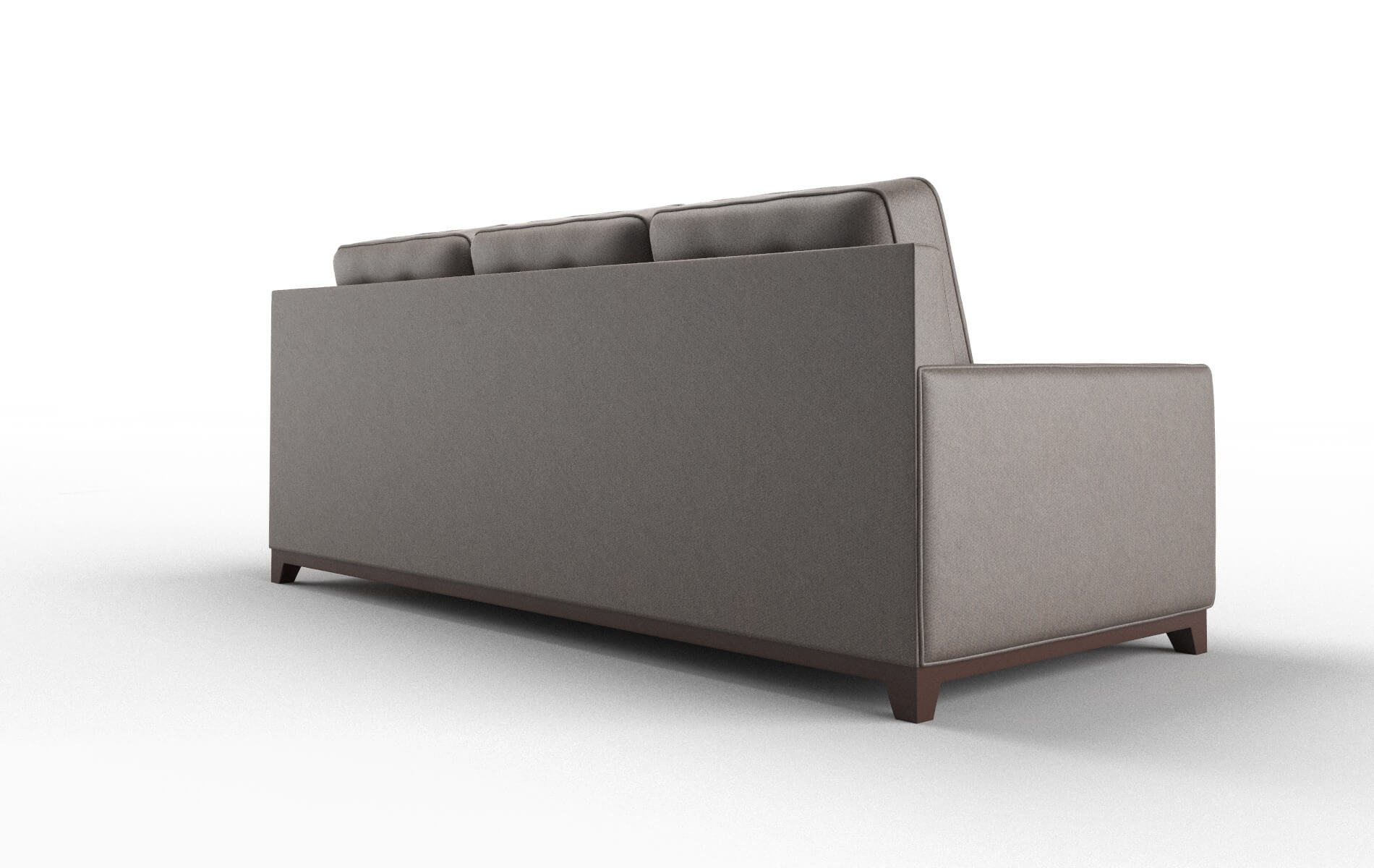 Alexandria Cosmo Chocolate Sofa espresso legs 5