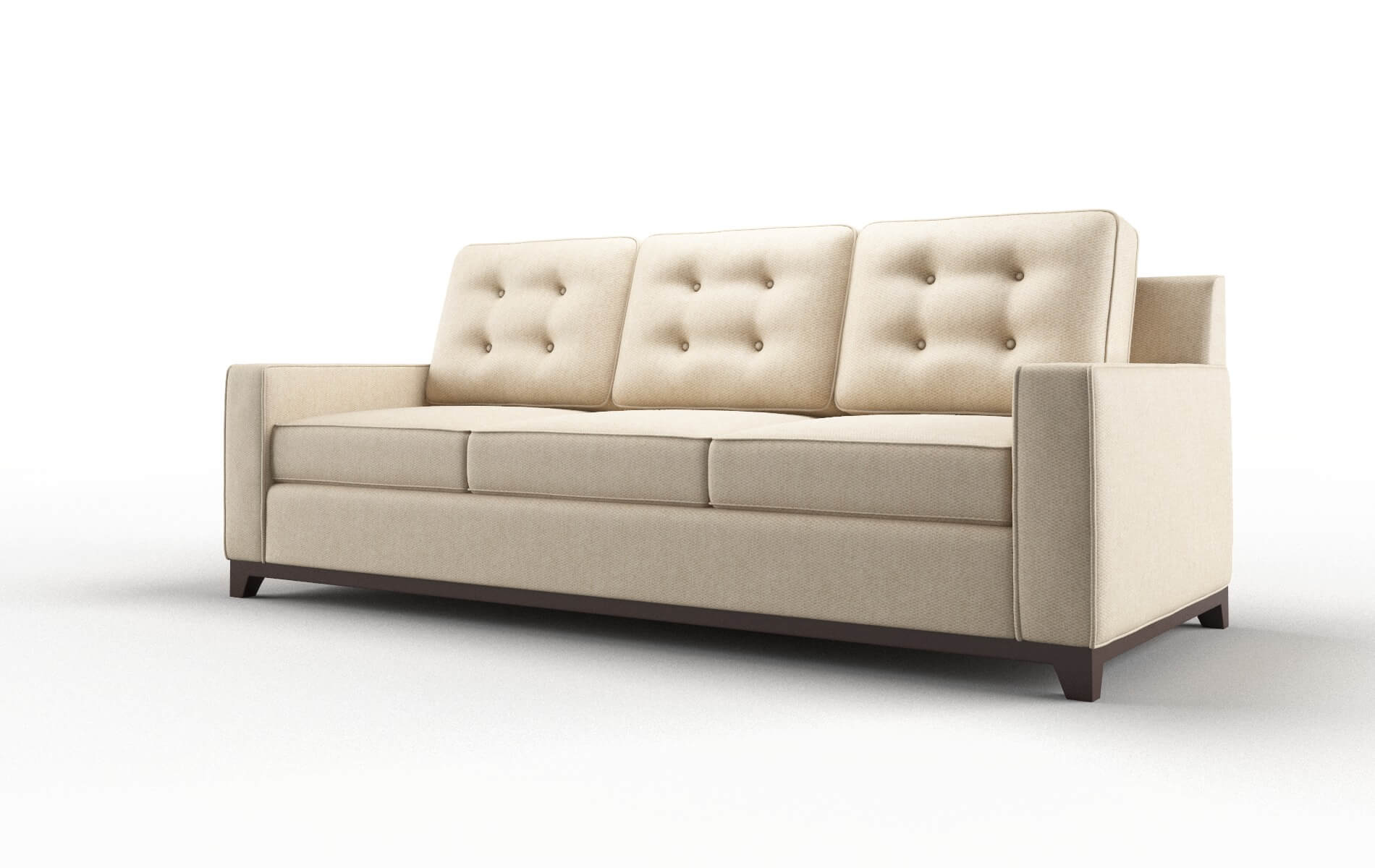 Alexandria Cosmo Fawn Sofa espresso legs 4