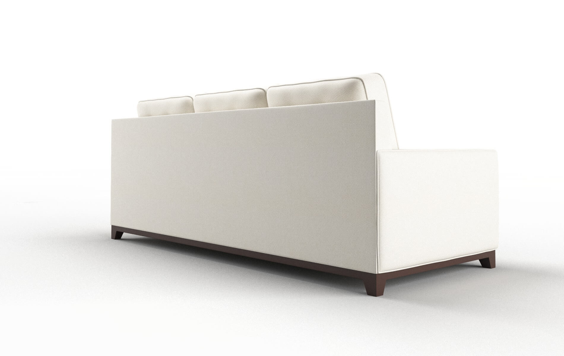 Alexandria Cosmo Sand Sofa espresso legs 5