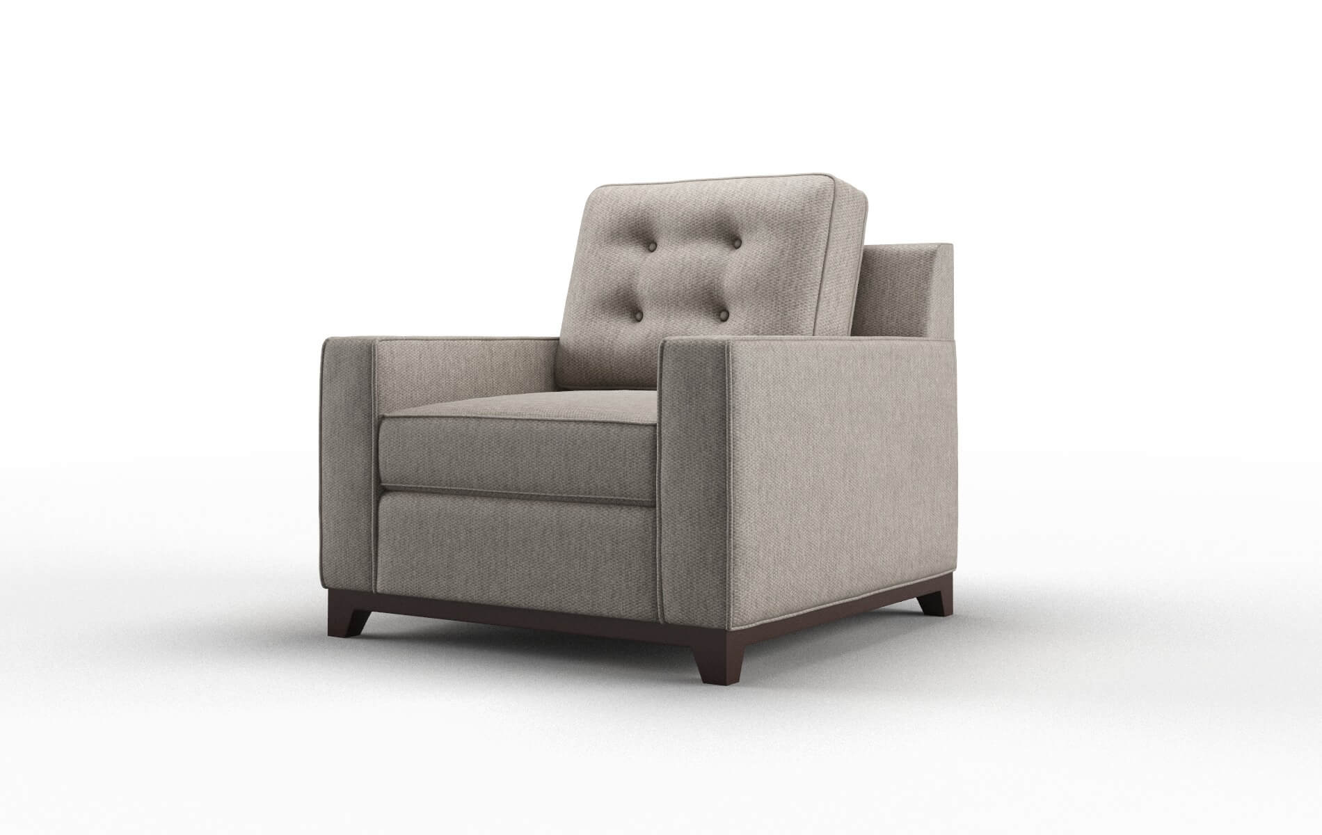 Alexandria Cosmo Taupe Chair espresso legs 4