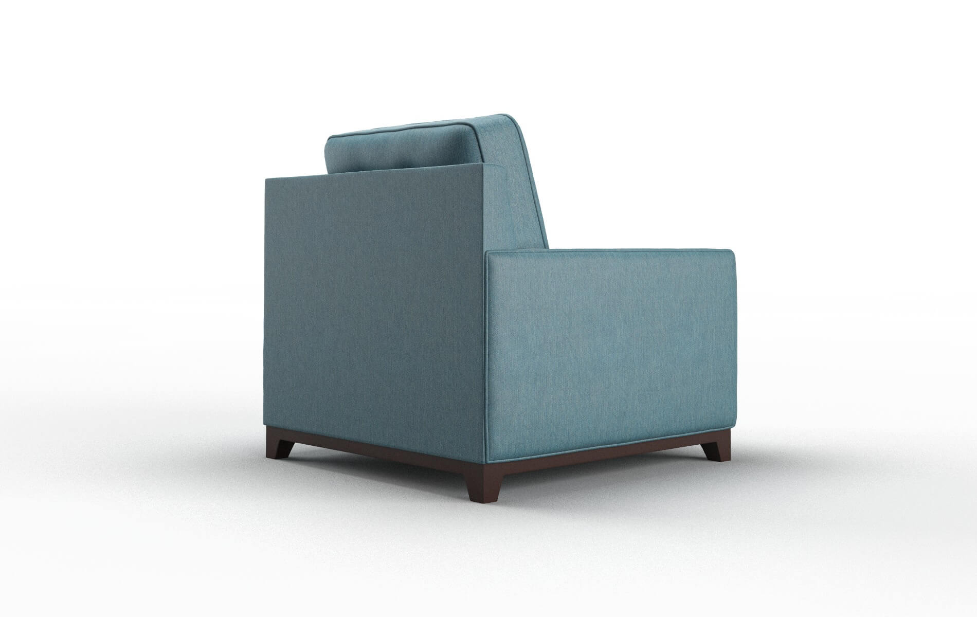 Alexandria Cosmo Teal Chair espresso legs 5