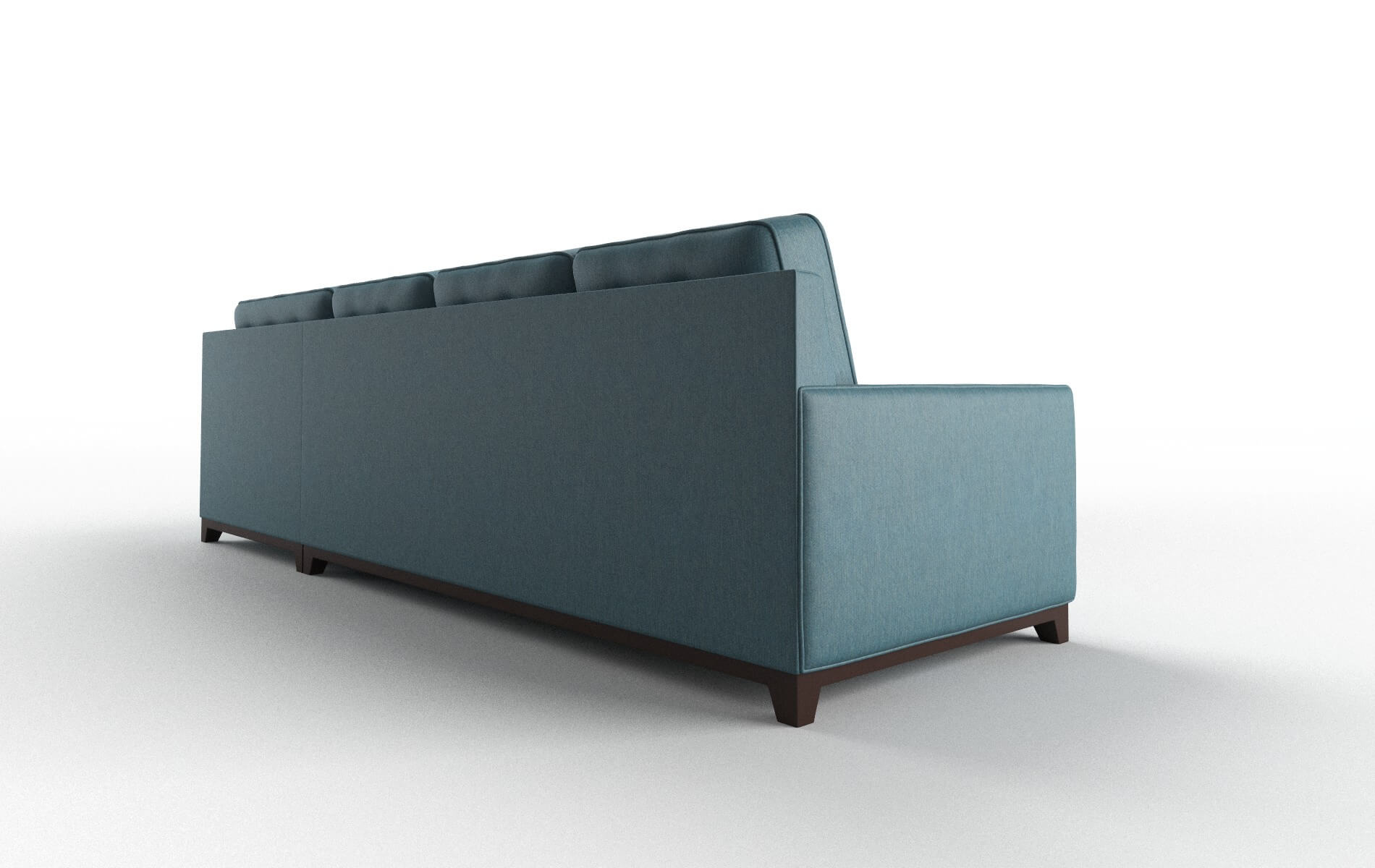 Alexandria Cosmo Teal Panel espresso legs 5