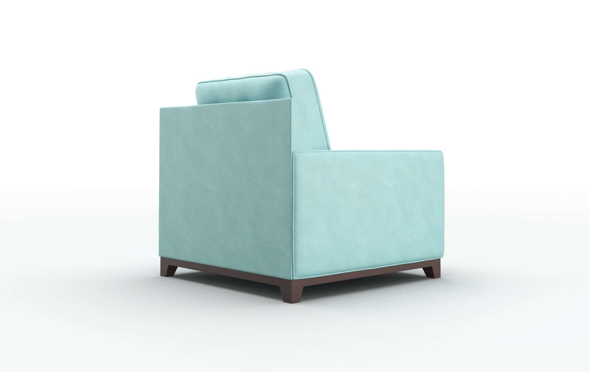 Alexandria Curious Turquoise Chair espresso legs 5