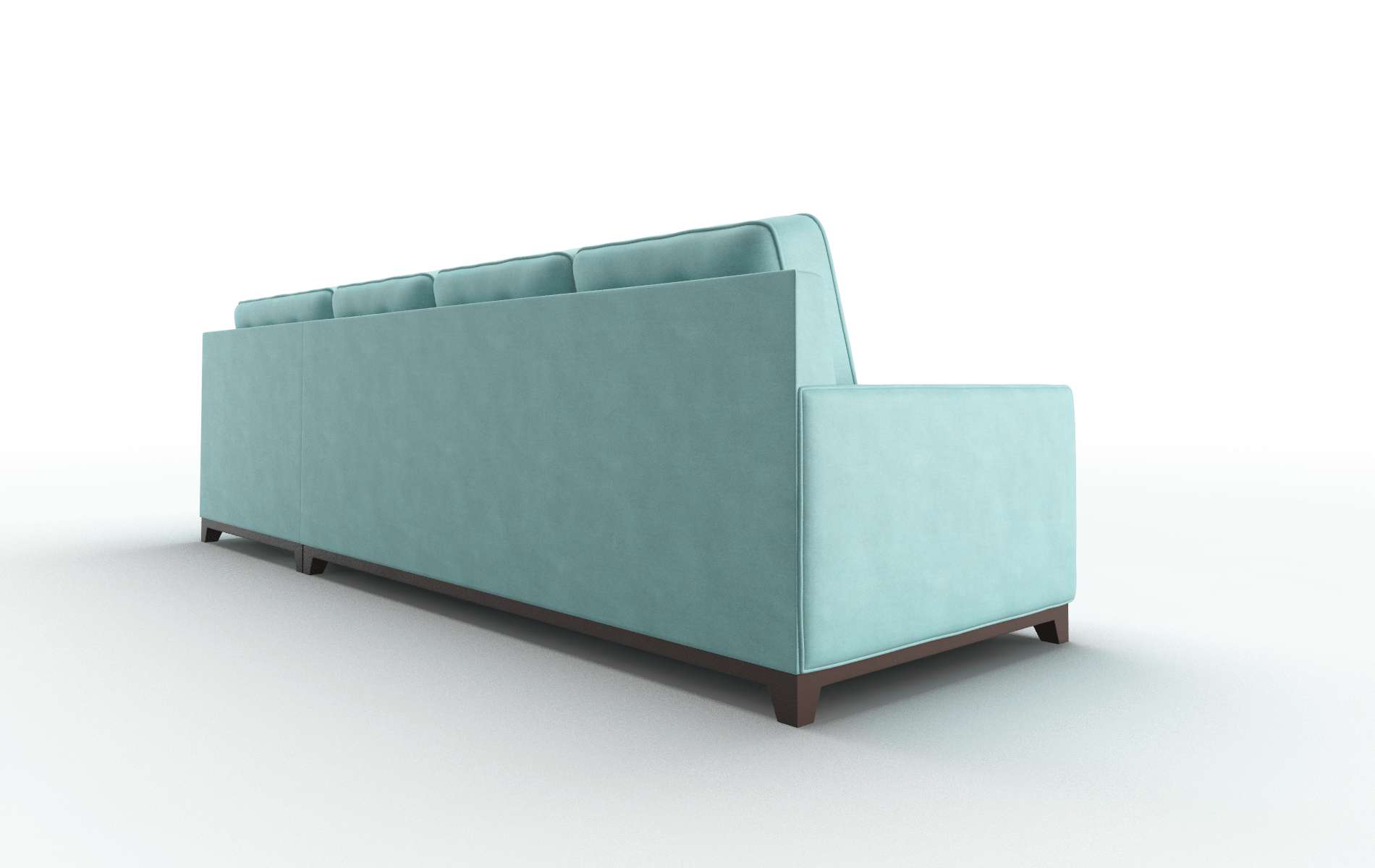 Alexandria Curious Turquoise Panel espresso legs 5