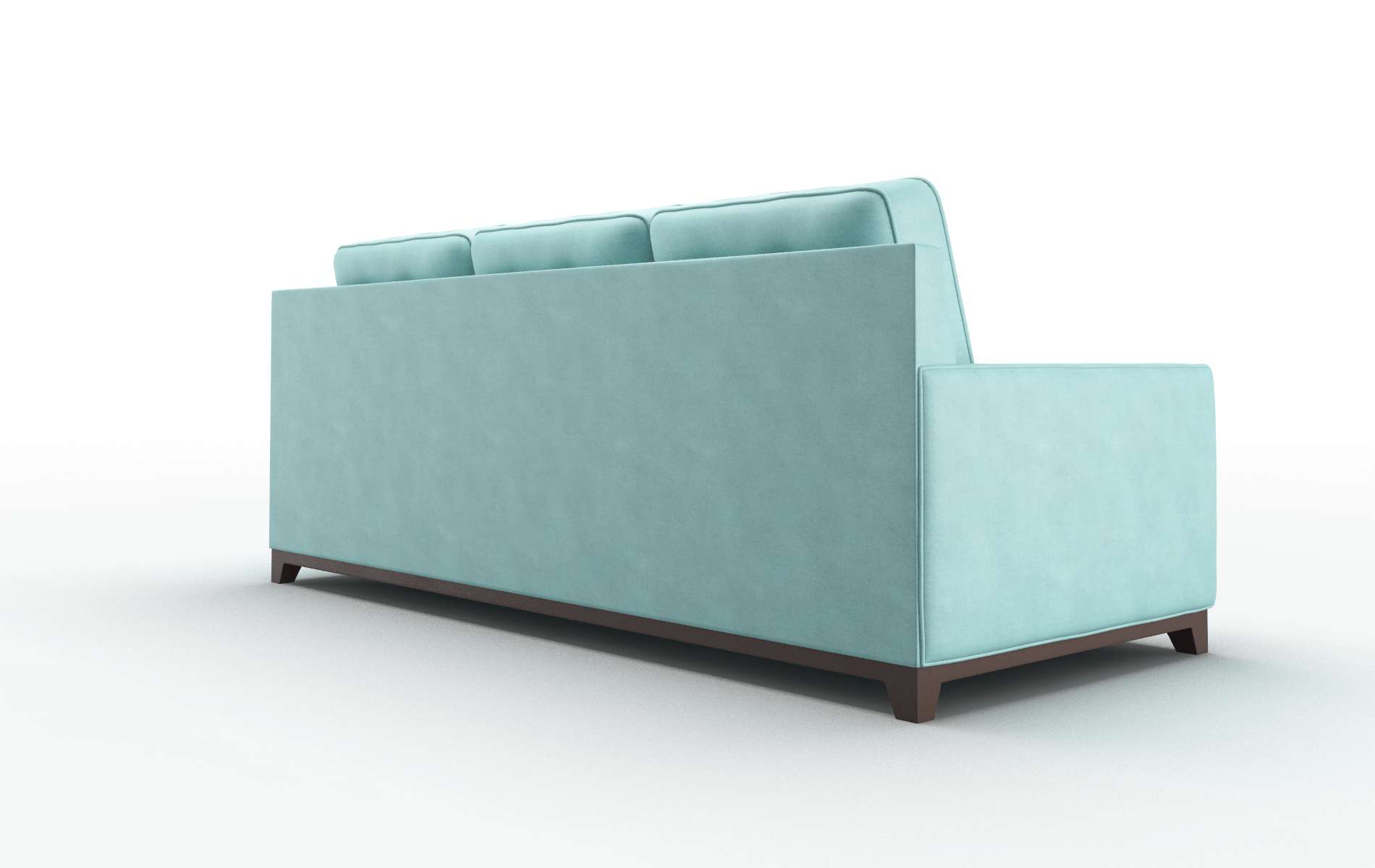 Alexandria Curious Turquoise Sofa espresso legs 5