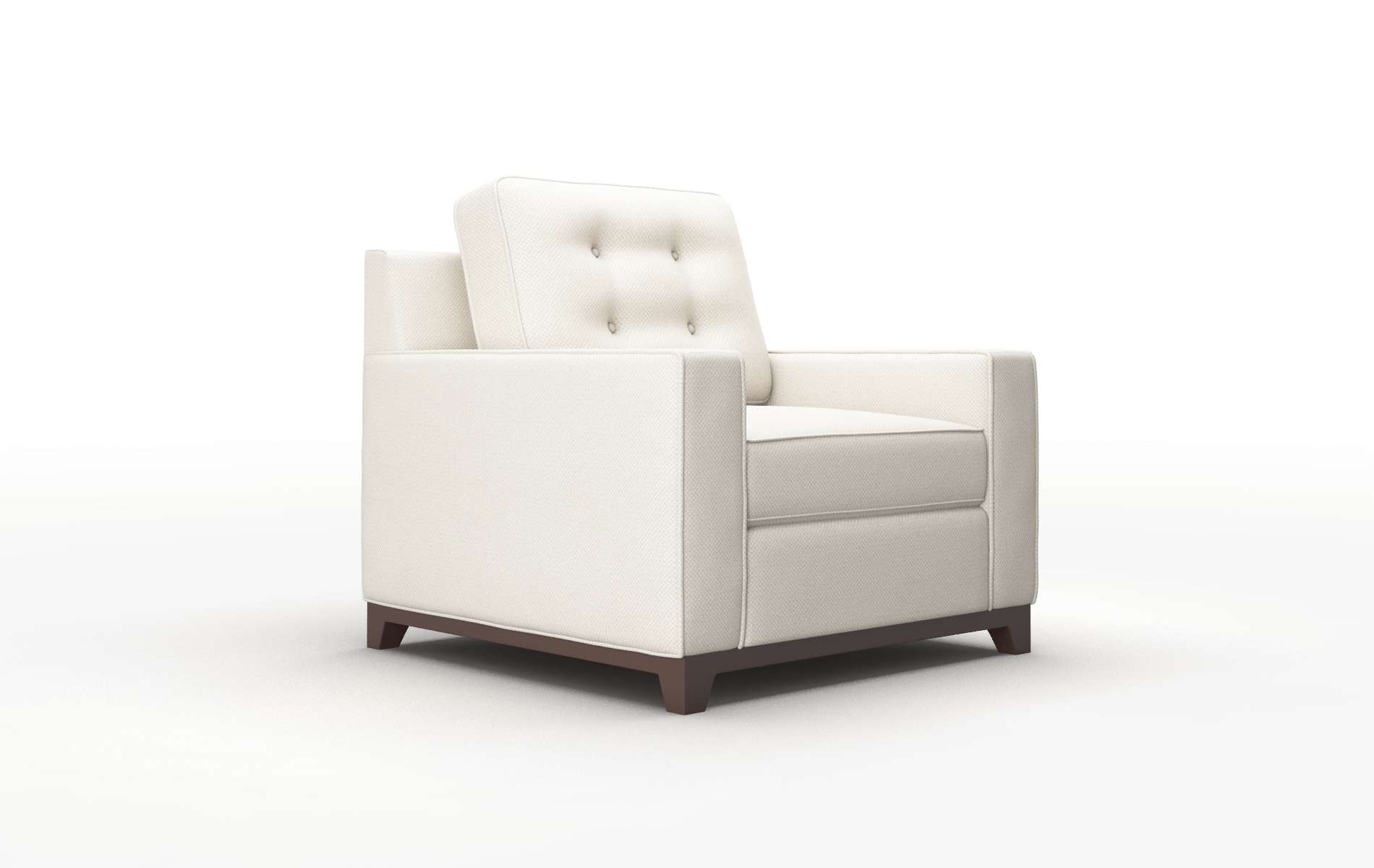 Alexandria Dawson Sand Chair espresso legs 2