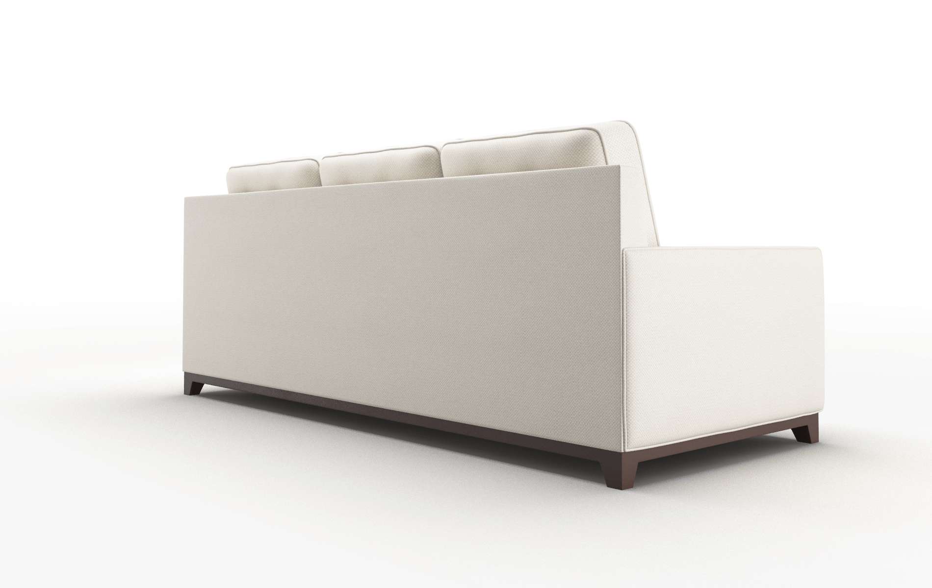 Alexandria Dawson Sand Sofa espresso legs 5