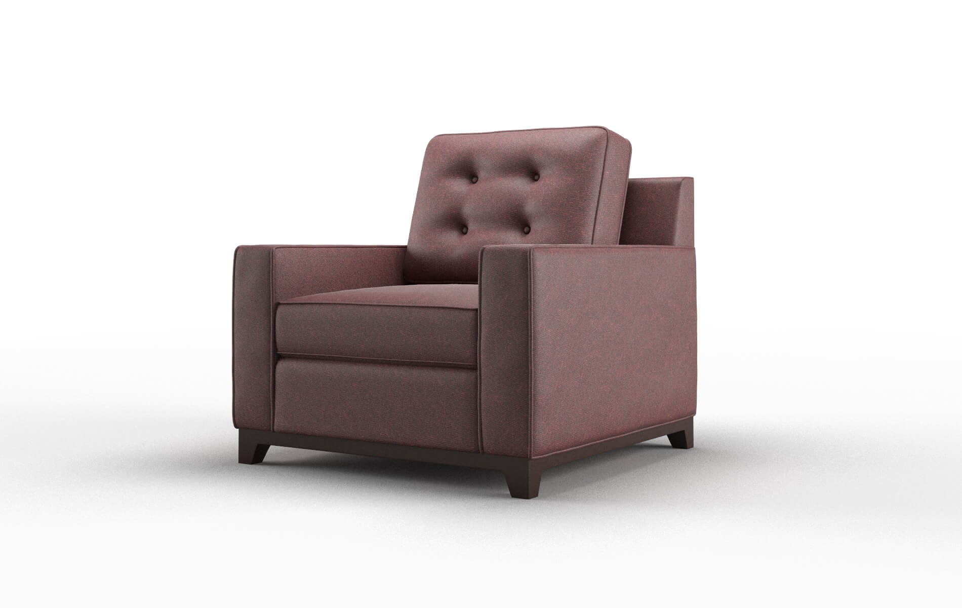 Alexandria Derby Berry Chair espresso legs 4