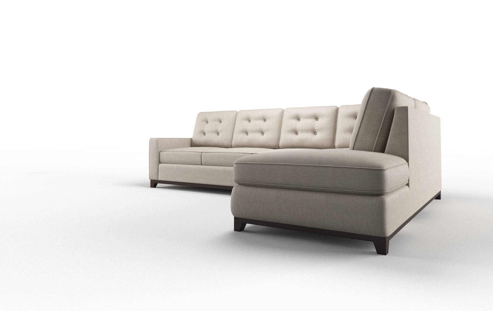 Alexandria Derby Linen Panel espresso legs 4