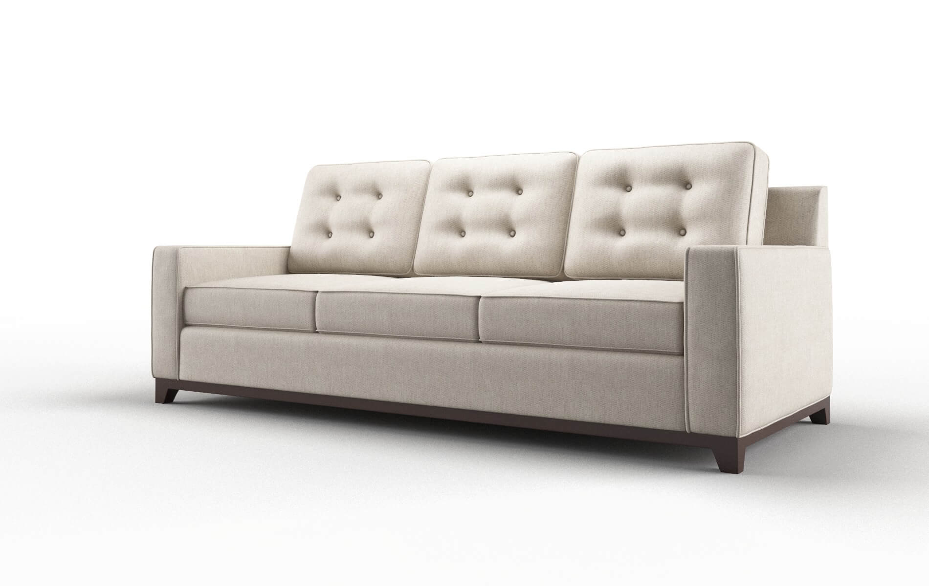 Alexandria Derby Linen Sofa espresso legs 4