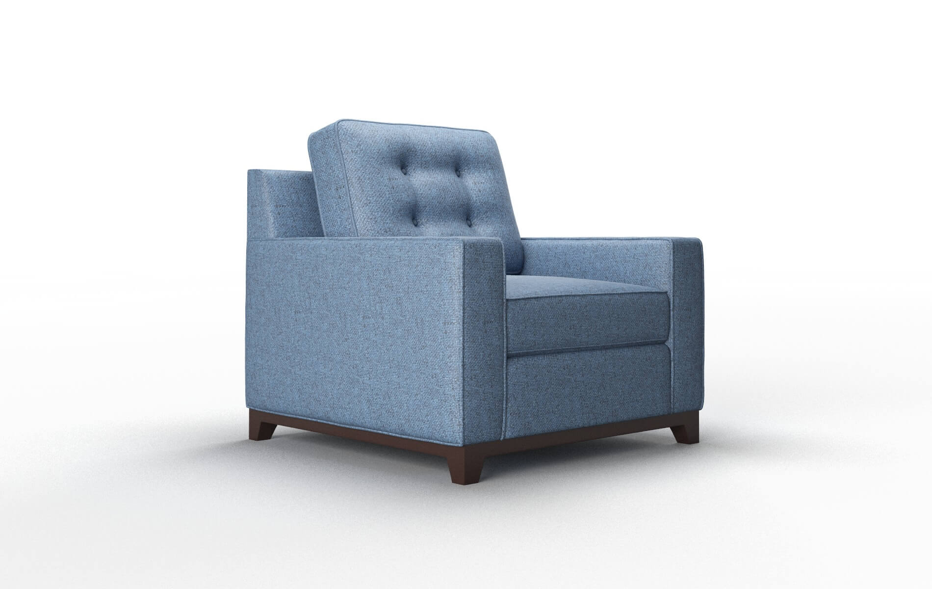 Alexandria Derby Navy Chair espresso legs 2