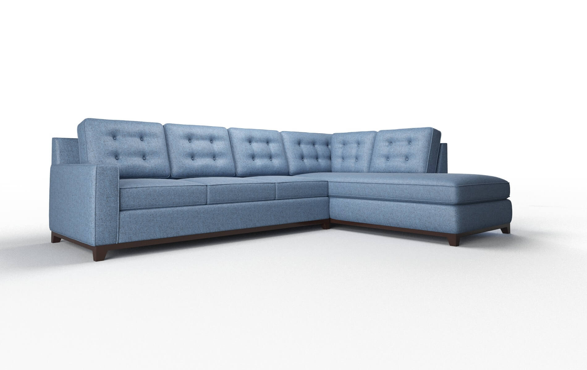 Alexandria Derby Navy Panel espresso legs 2