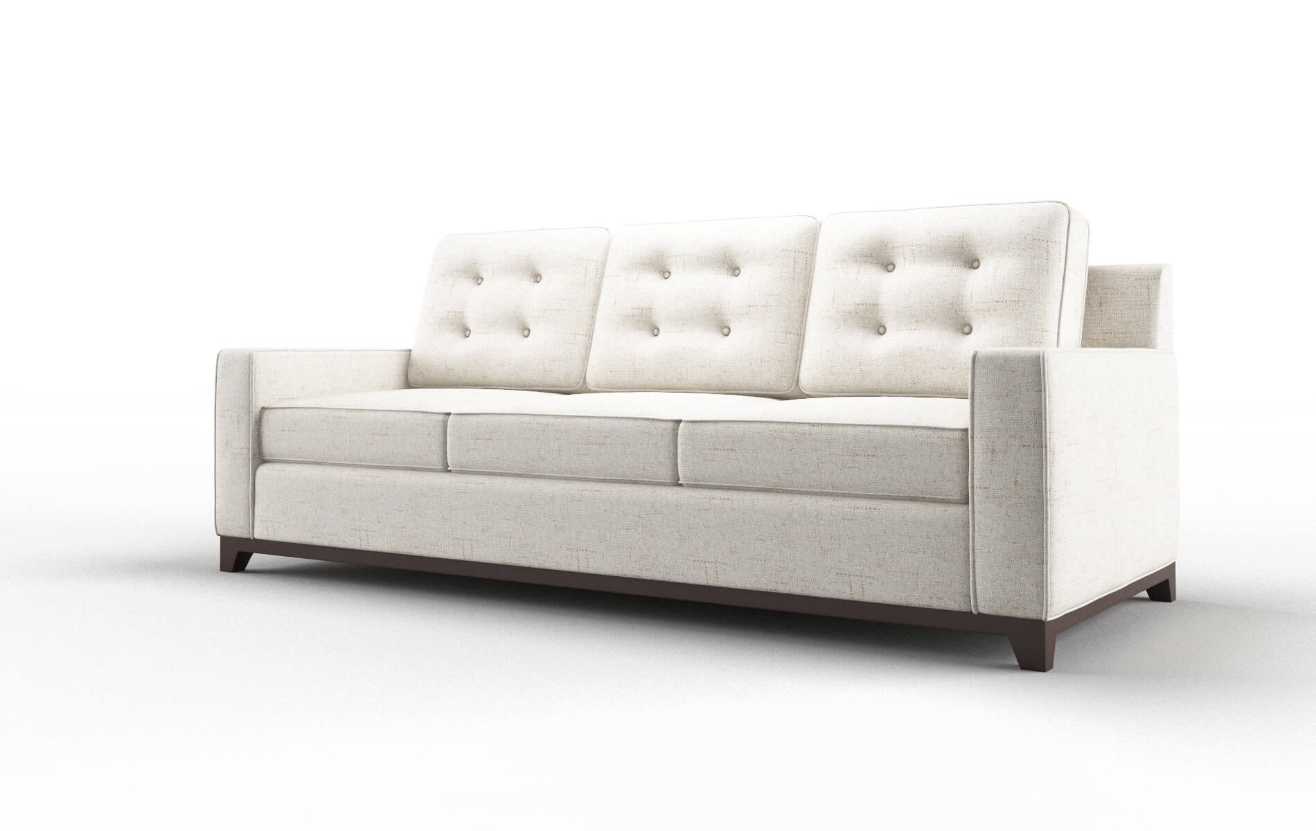 Alexandria Derby Taupe Sofa espresso legs 4