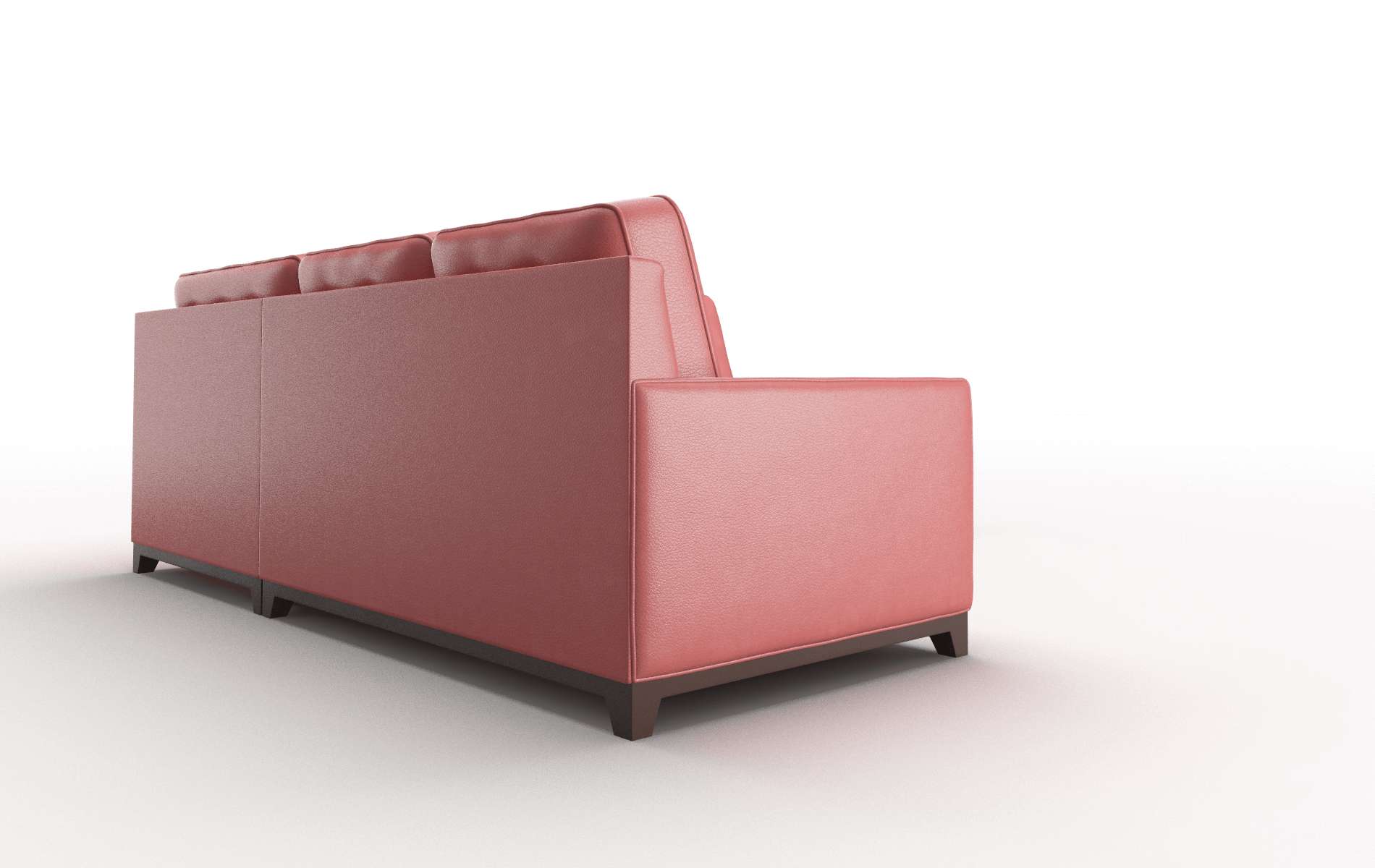 Alexandria Dillion Cordovan Sectional espresso legs 3