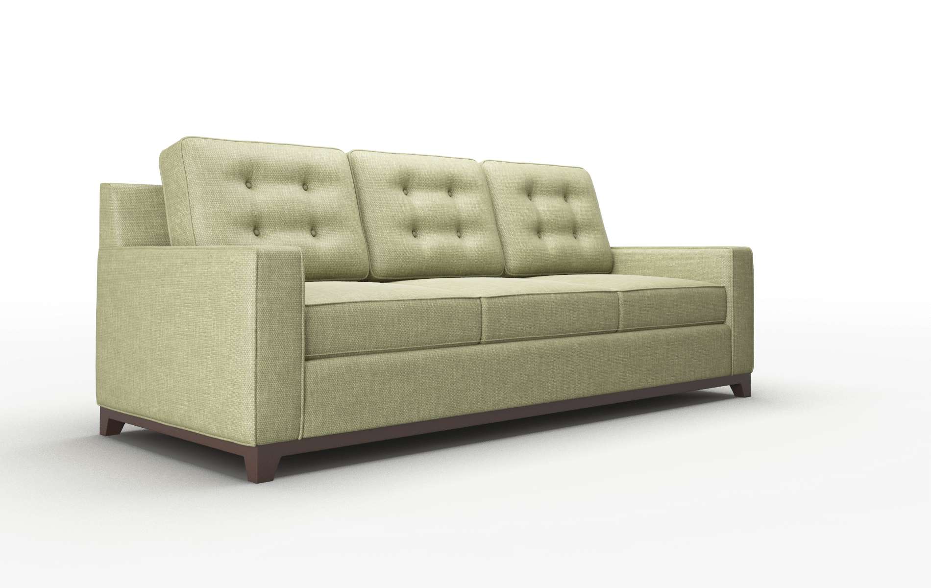 Alexandria Durham Lime Sofa espresso legs 2