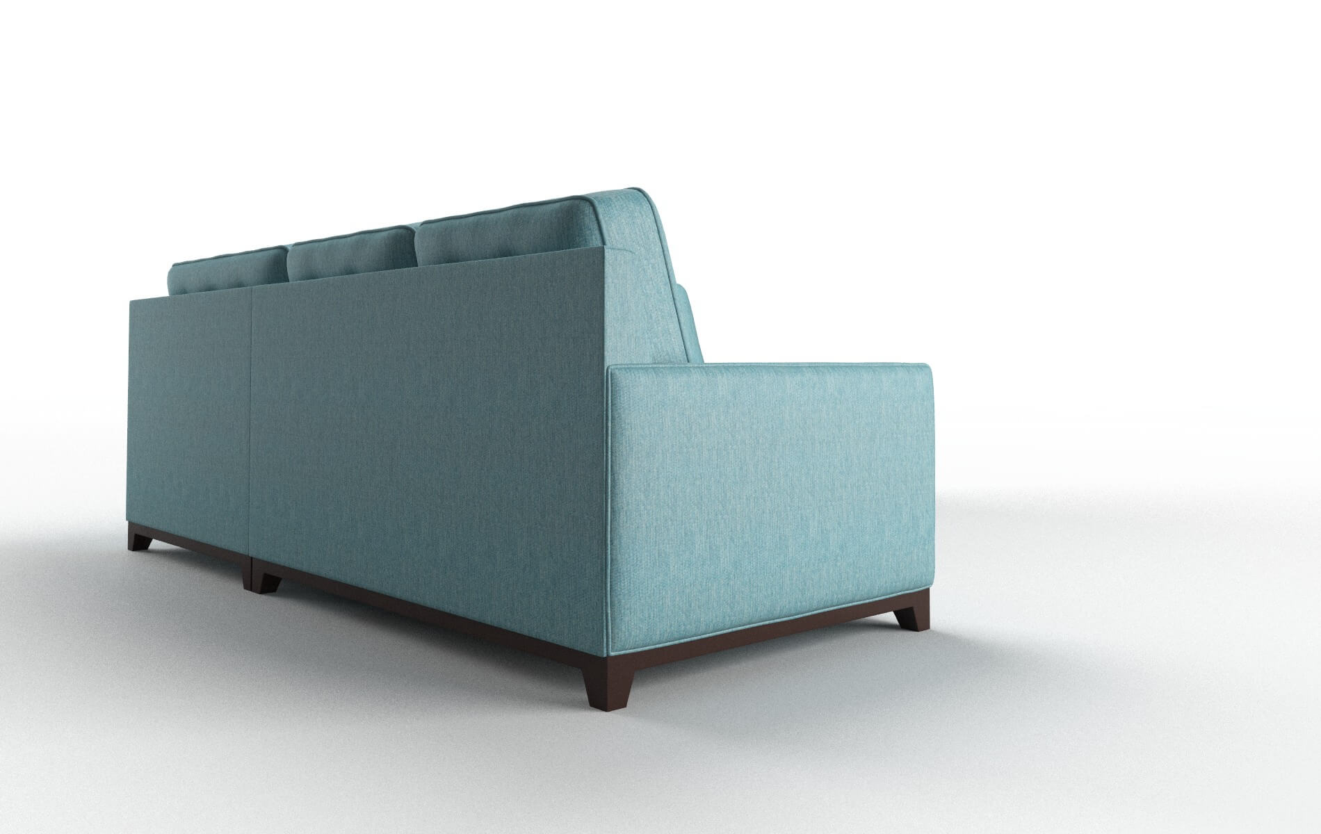 Alexandria Durham Pine Sectional espresso legs 3