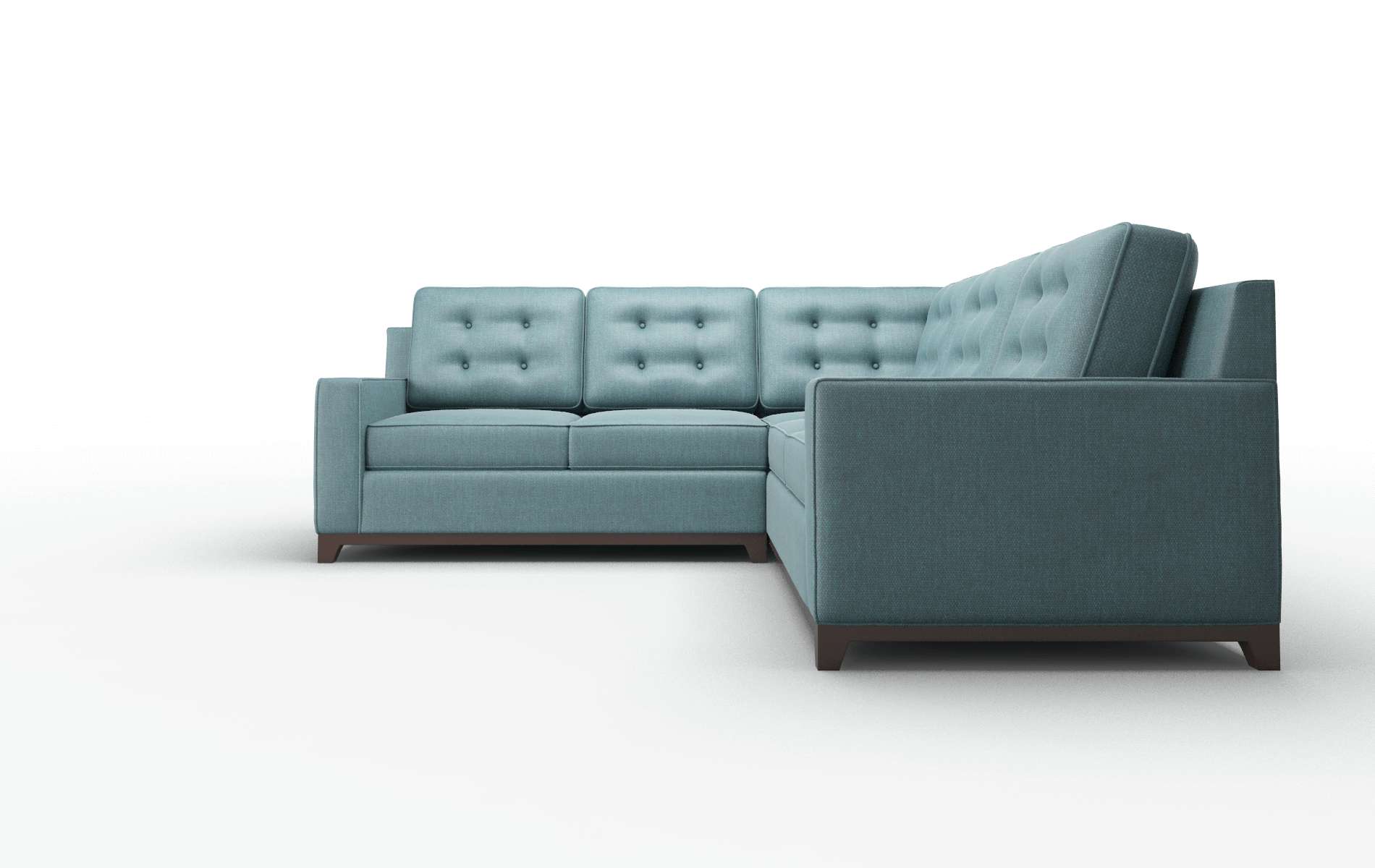 Alexandria Elliot Eclipse Sectional espresso legs 5