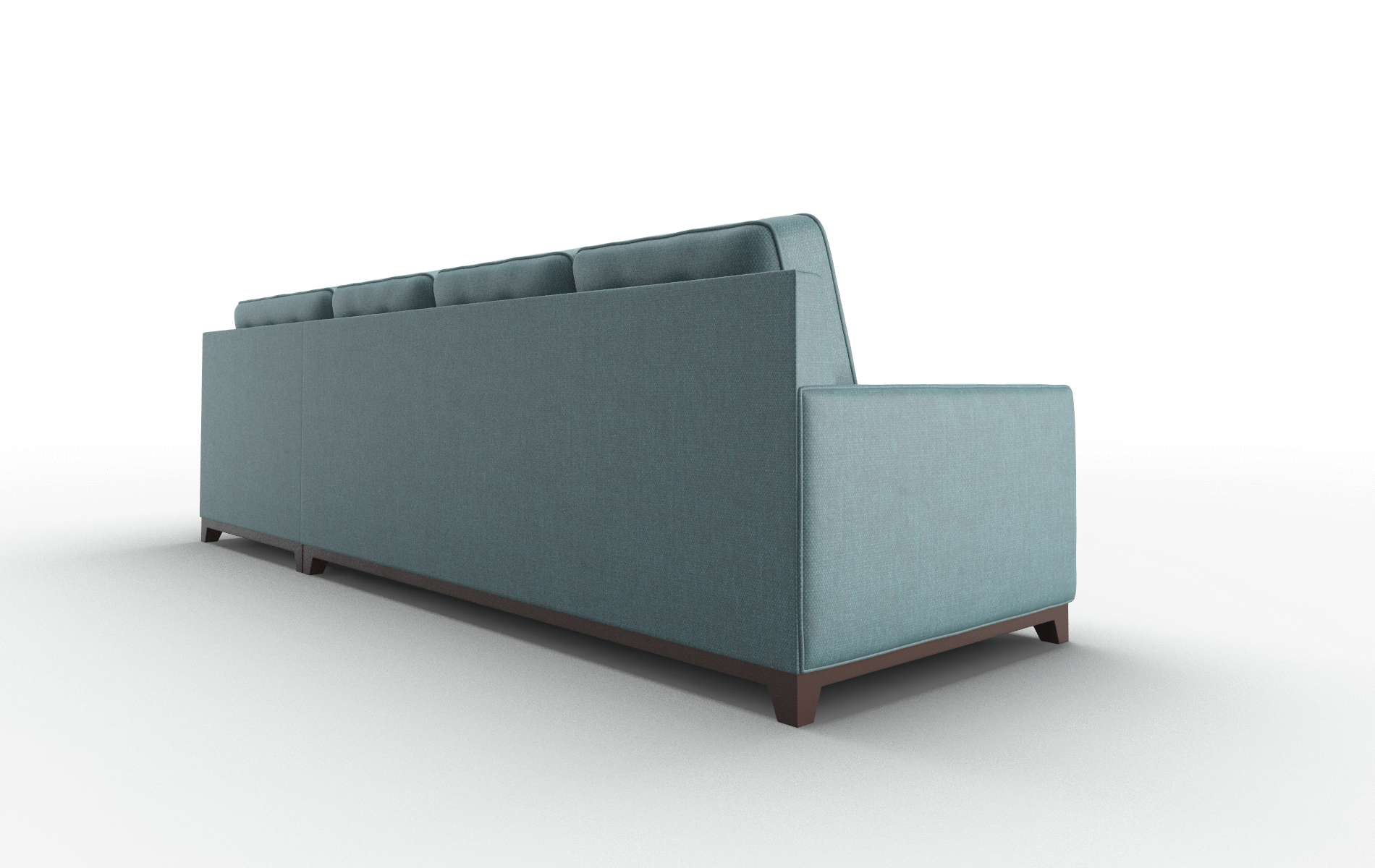 Alexandria Elliot Teal Panel espresso legs 5