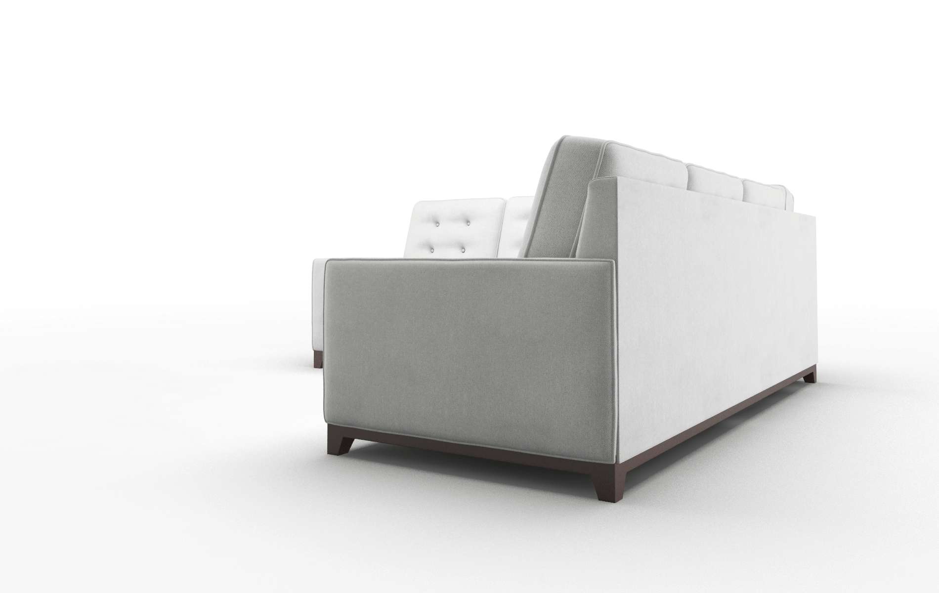 Alexandria Geo Sterling Sectional espresso legs 4