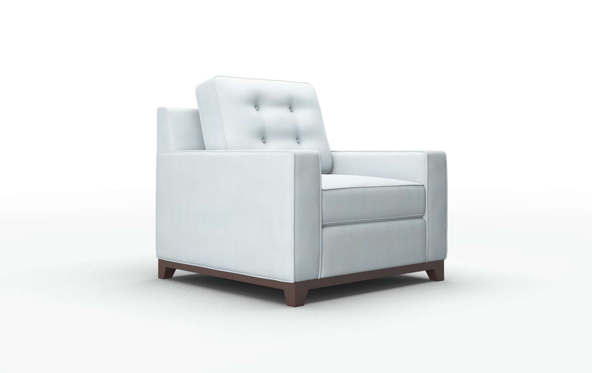 Alexandria Hathaway Aqua Chair espresso legs 2