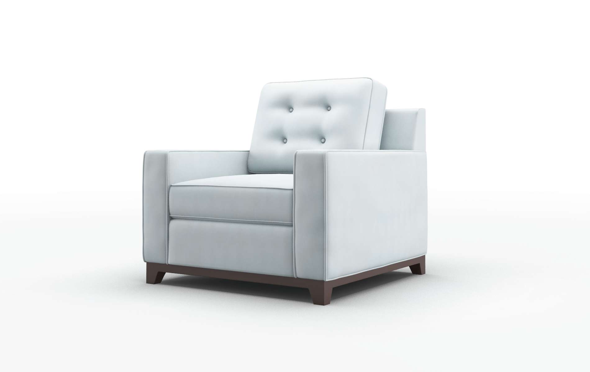Alexandria Hathaway Aqua Chair espresso legs 4