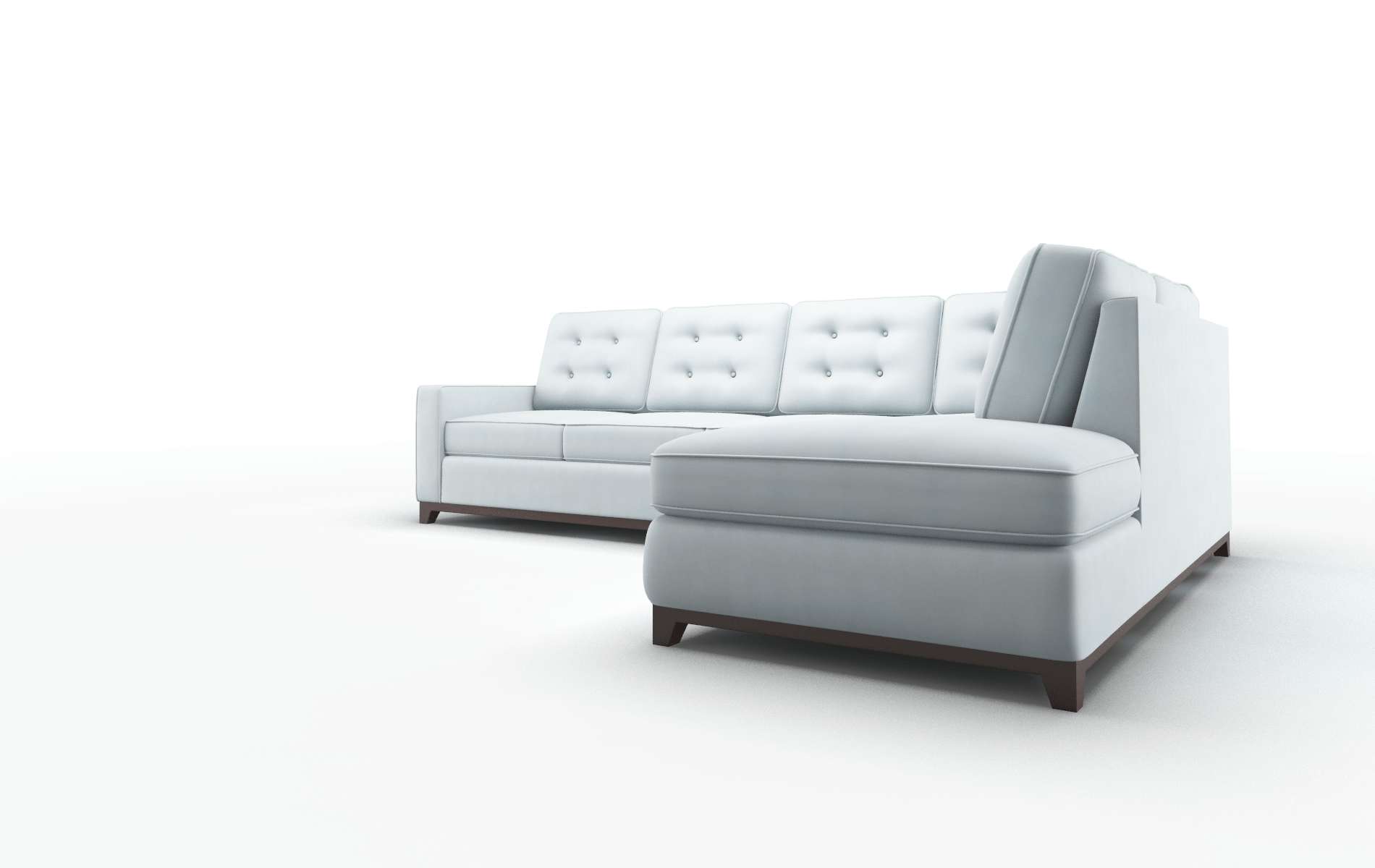 Alexandria Hathaway Aqua Panel espresso legs 4