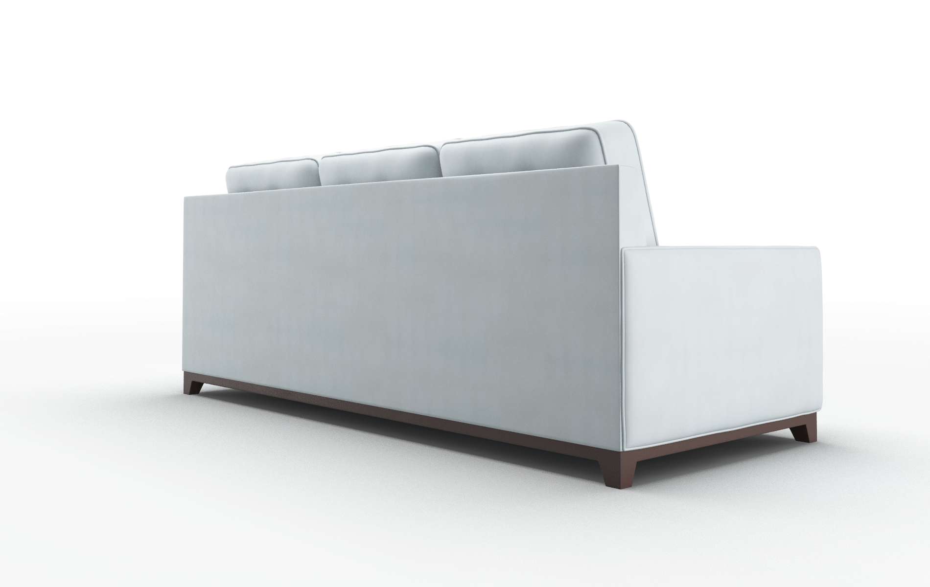 Alexandria Hathaway Aqua Sofa espresso legs 5