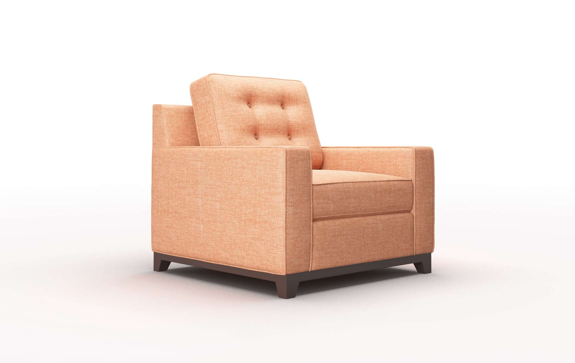 Alexandria Hepburn Appricot Chair espresso legs 2