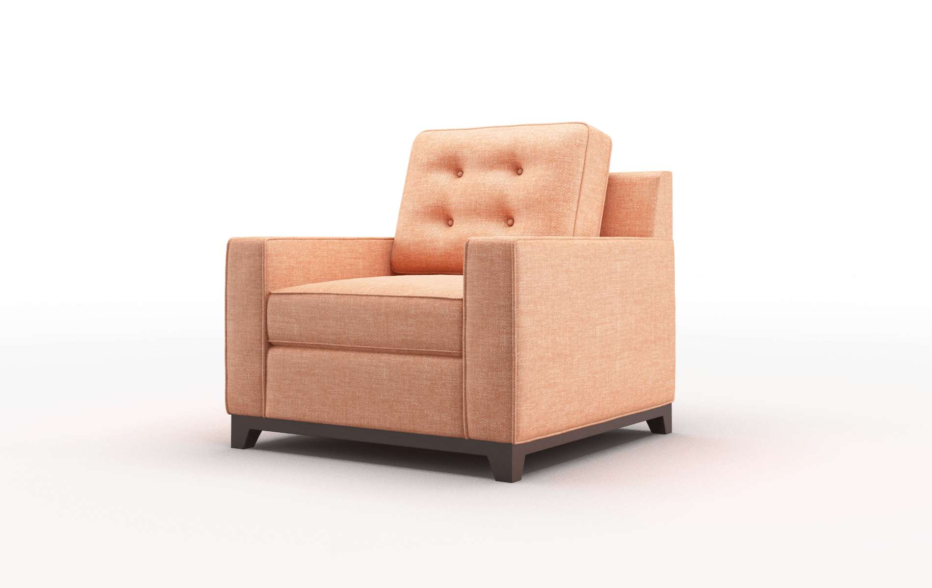 Alexandria Hepburn Appricot Chair espresso legs 4