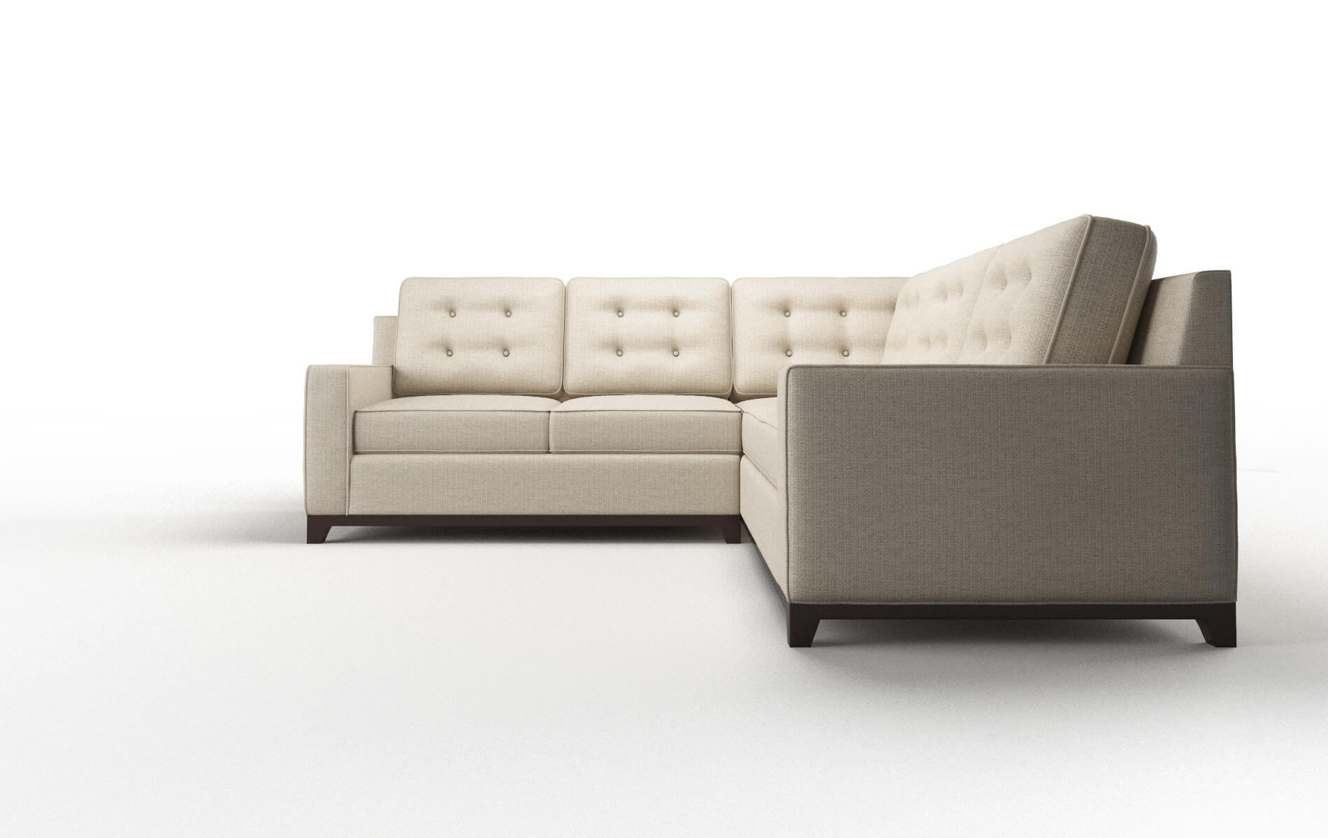 Alexandria Insight Barley Sectional espresso legs 5