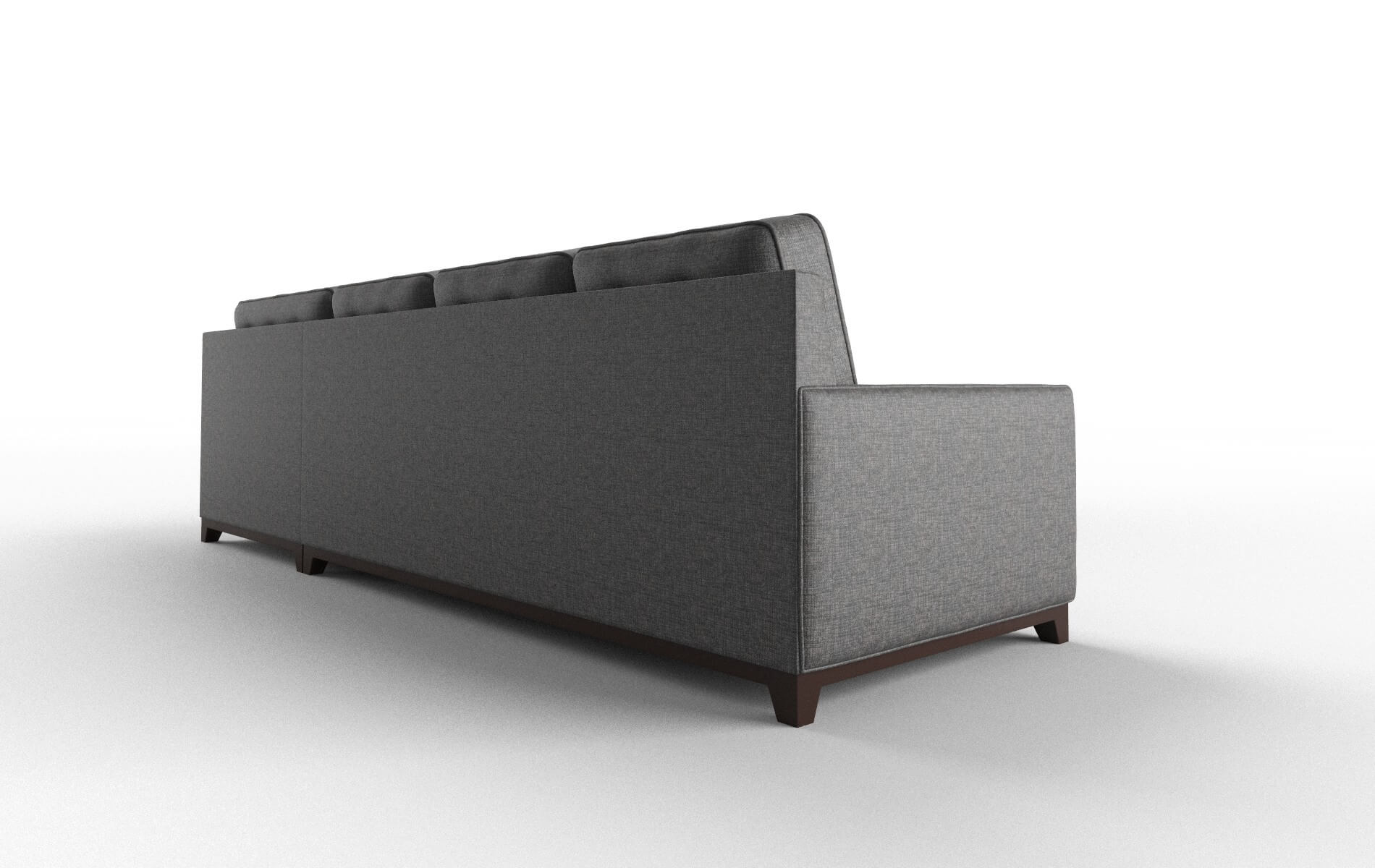 Alexandria Insight Charcoal Panel espresso legs 5