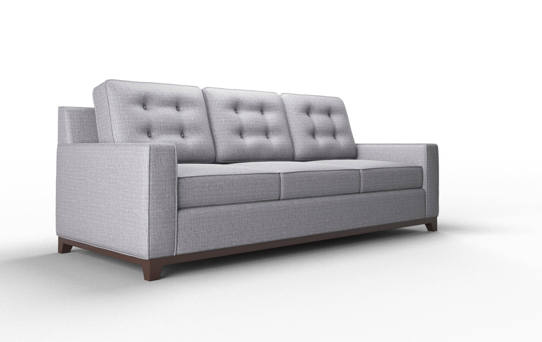 Alexandria Insight Denim Sofa espresso legs 2
