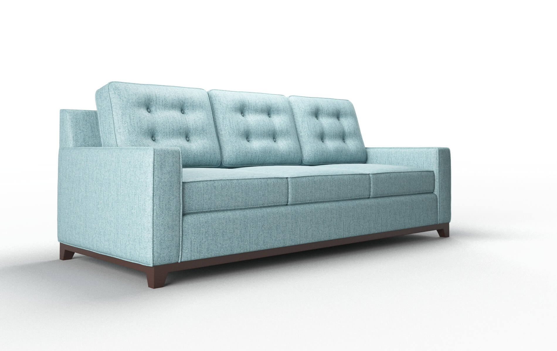 Alexandria Insight Peacock Sofa espresso legs 2