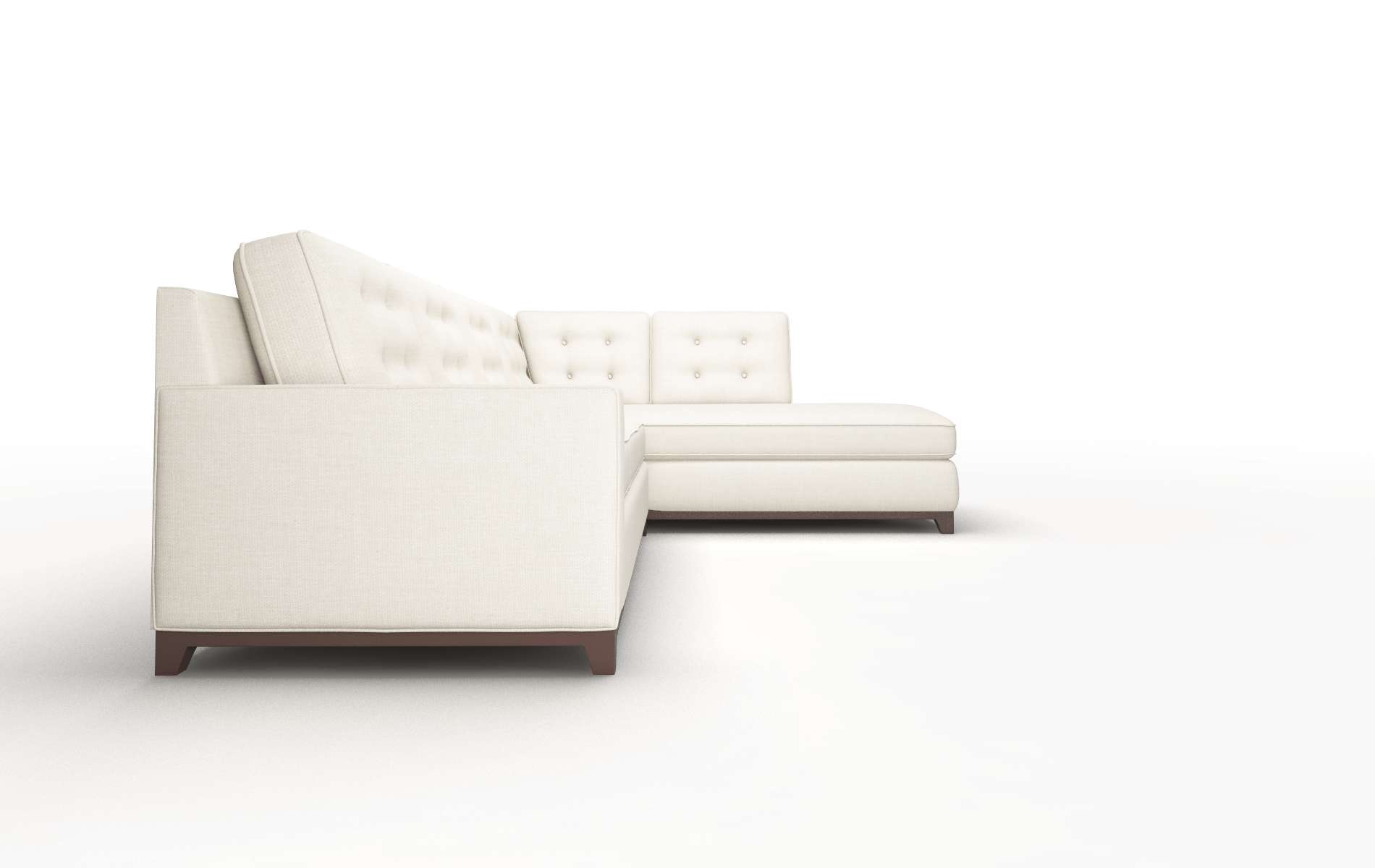 Alexandria Keylargo Almond Panel espresso legs 3