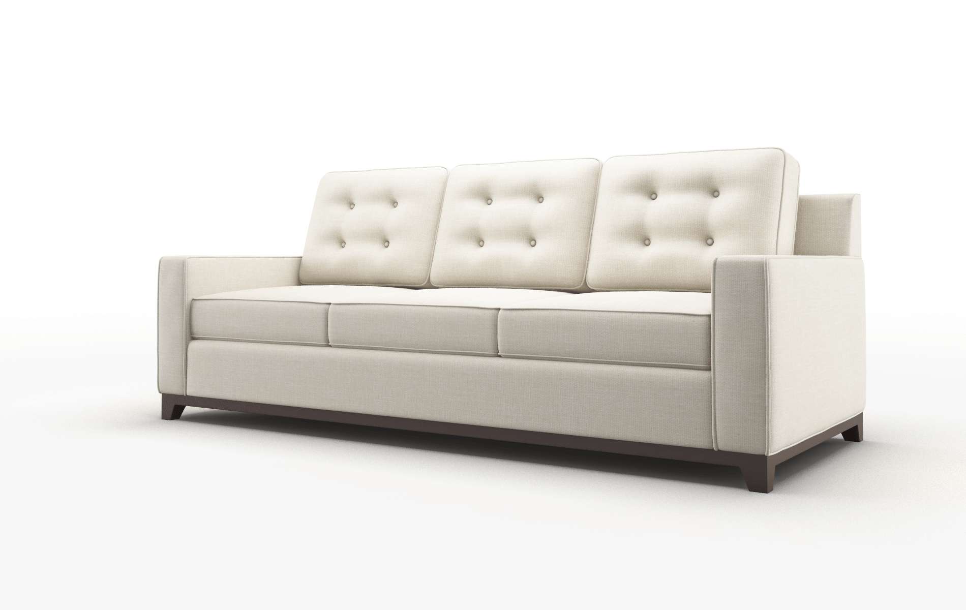 Alexandria Keylargo Almond Sofa espresso legs 4