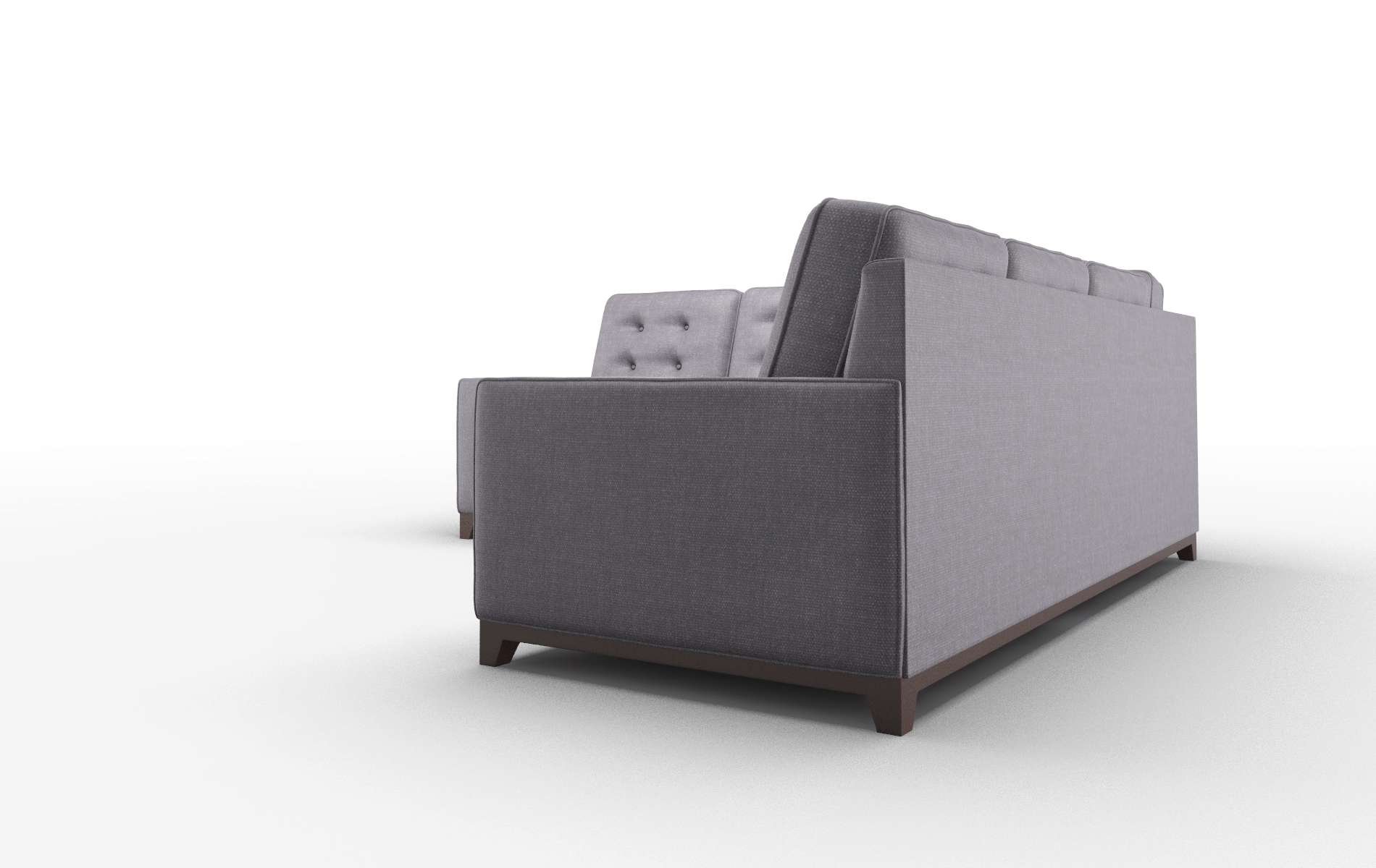 Alexandria Keylargo Grape Sectional espresso legs 4