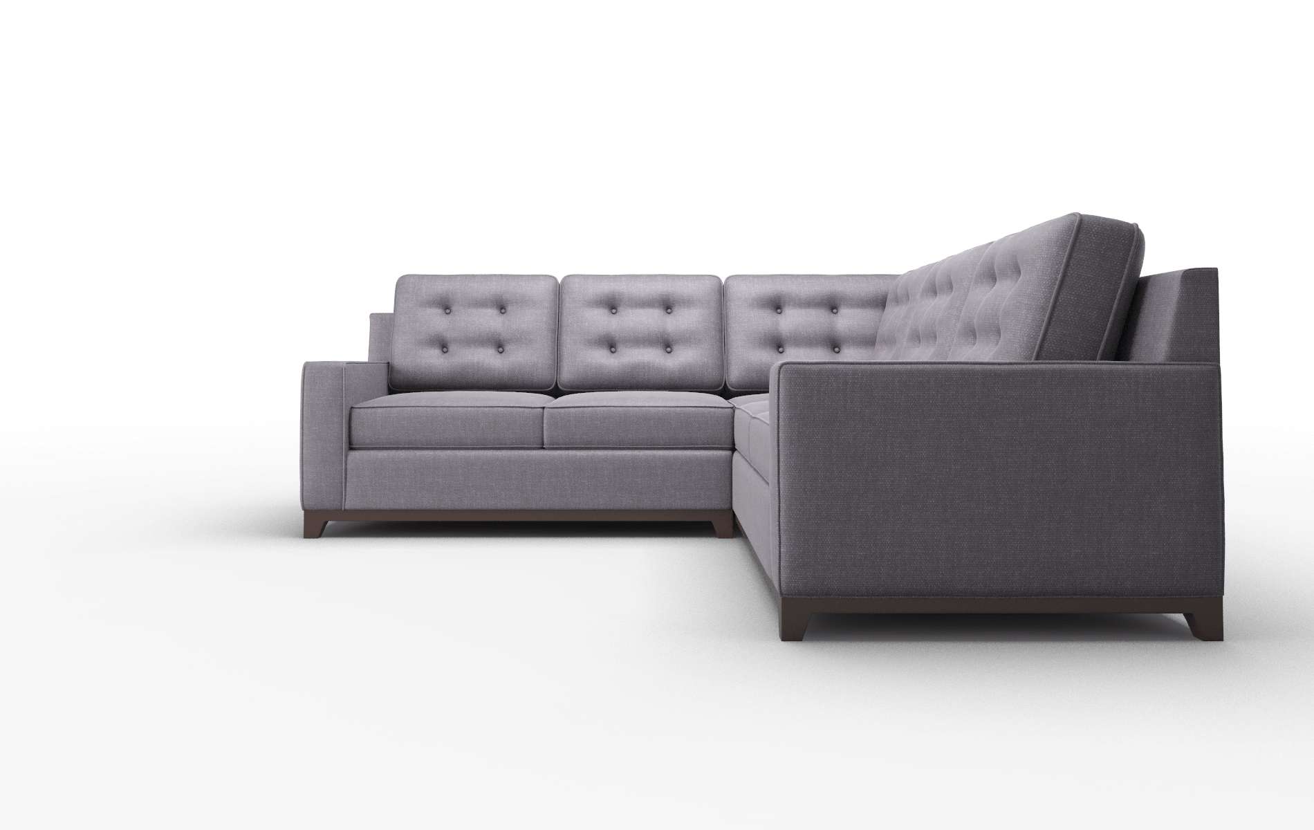 Alexandria Keylargo Grape Sectional espresso legs 5