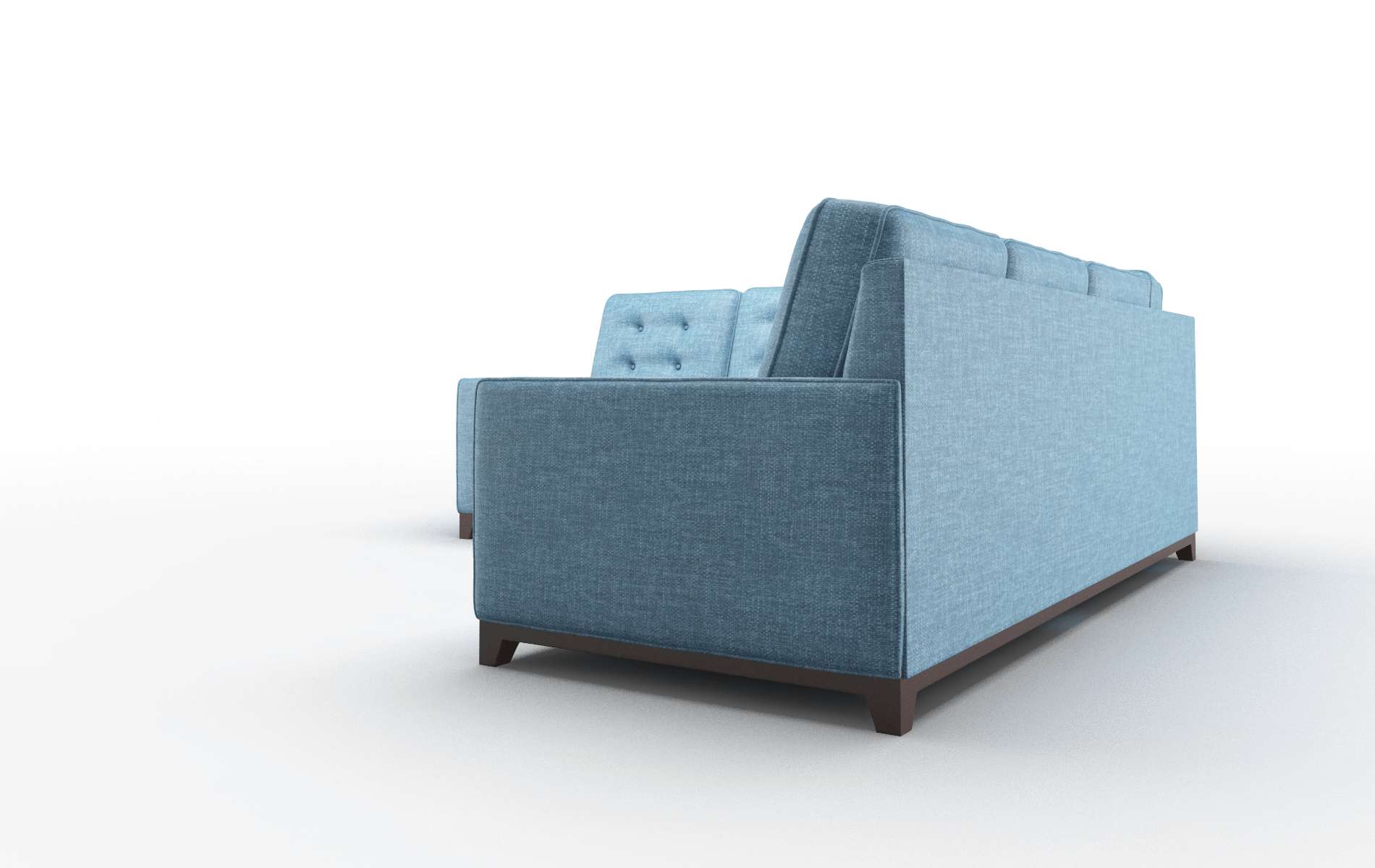 Alexandria Keylargo Ocean Sectional espresso legs 4