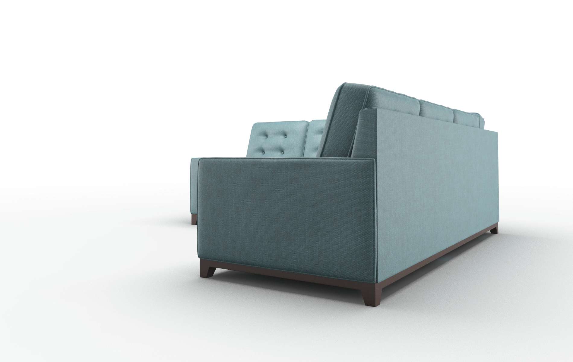 Alexandria Lana Eclipse Sectional espresso legs 4