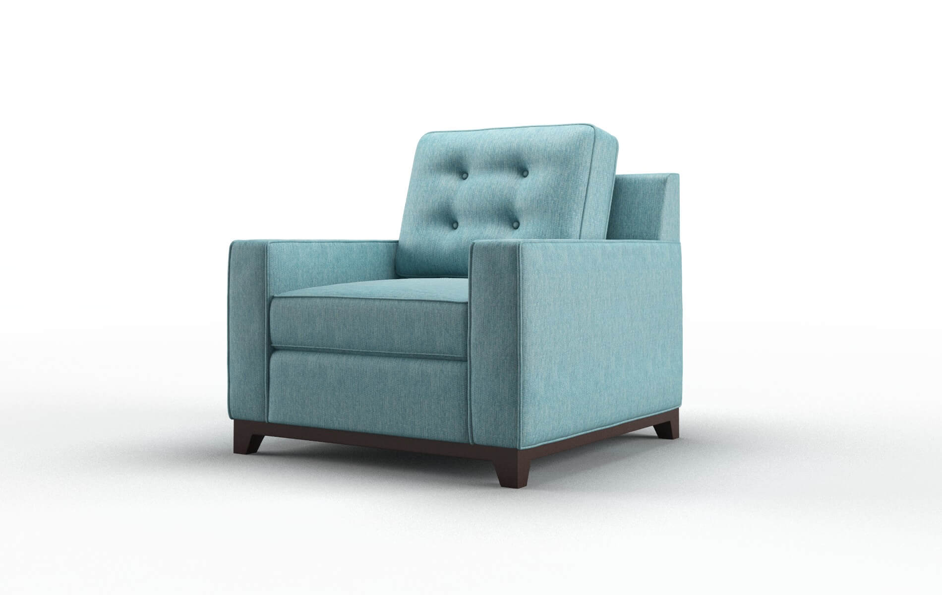 Alexandria Lana Peacock Chair espresso legs 4