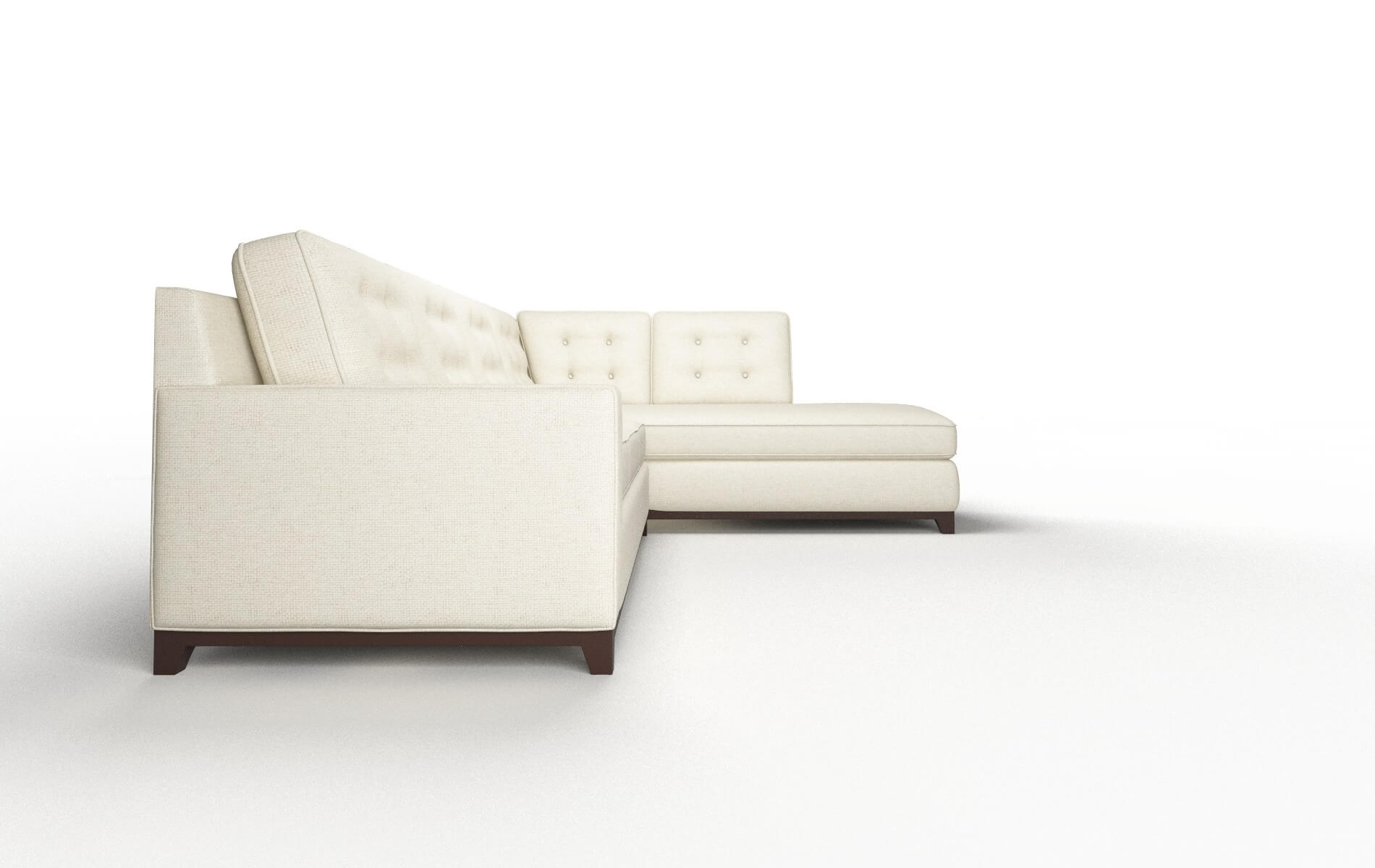 Alexandria Lana Sand Panel espresso legs 3