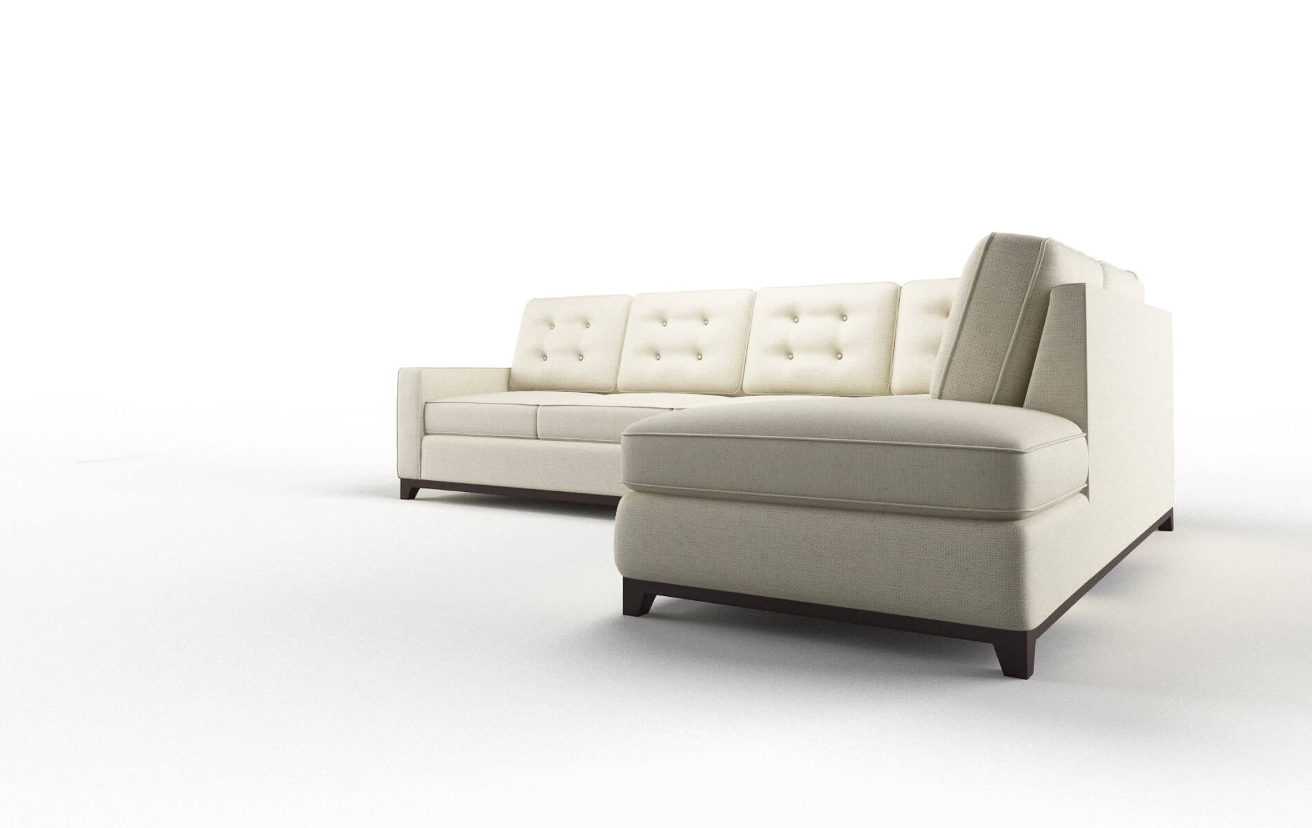 Alexandria Lana Sand Panel espresso legs 4