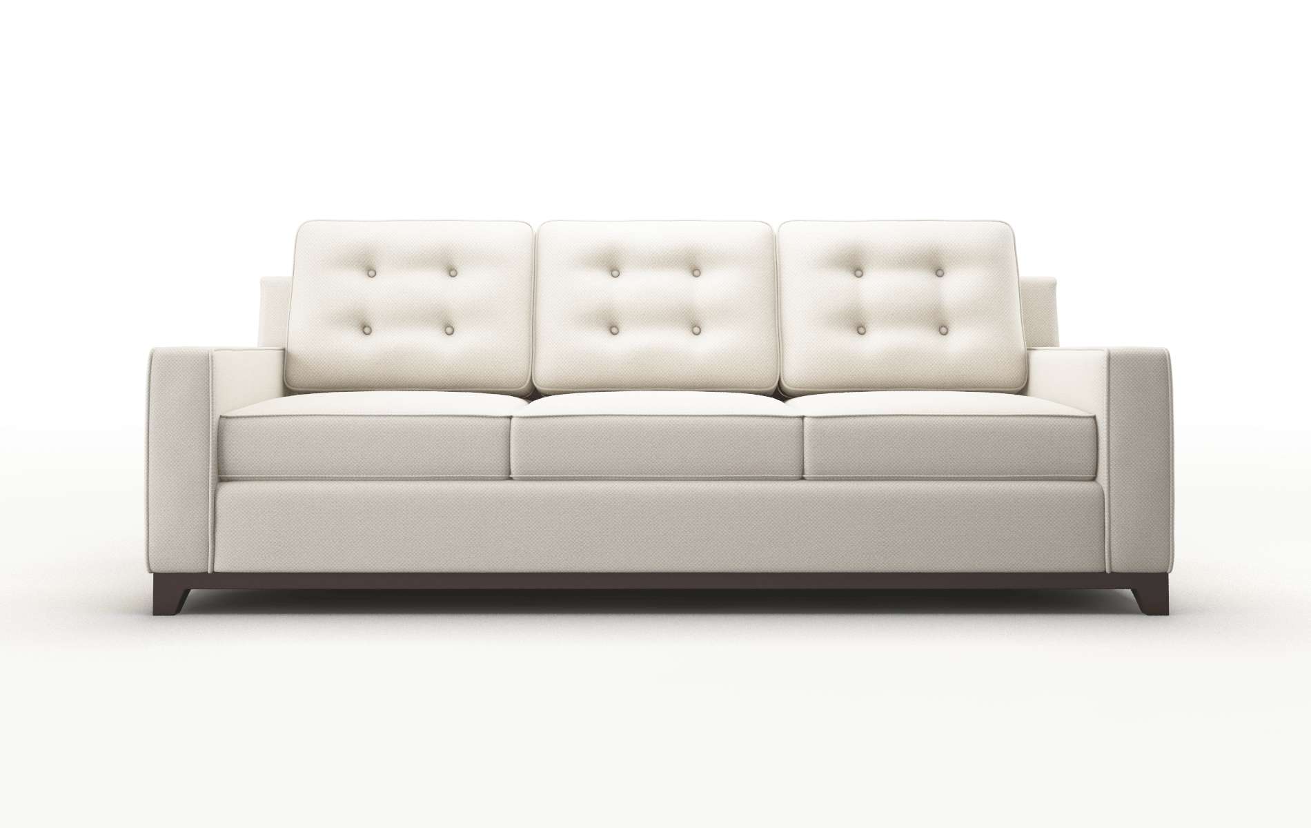 Alexandria Malibu Linen Sofa espresso legs 1