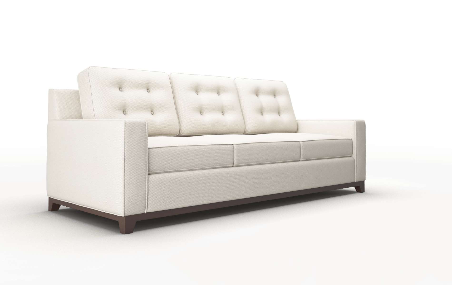 Alexandria Malibu Linen Sofa espresso legs 2