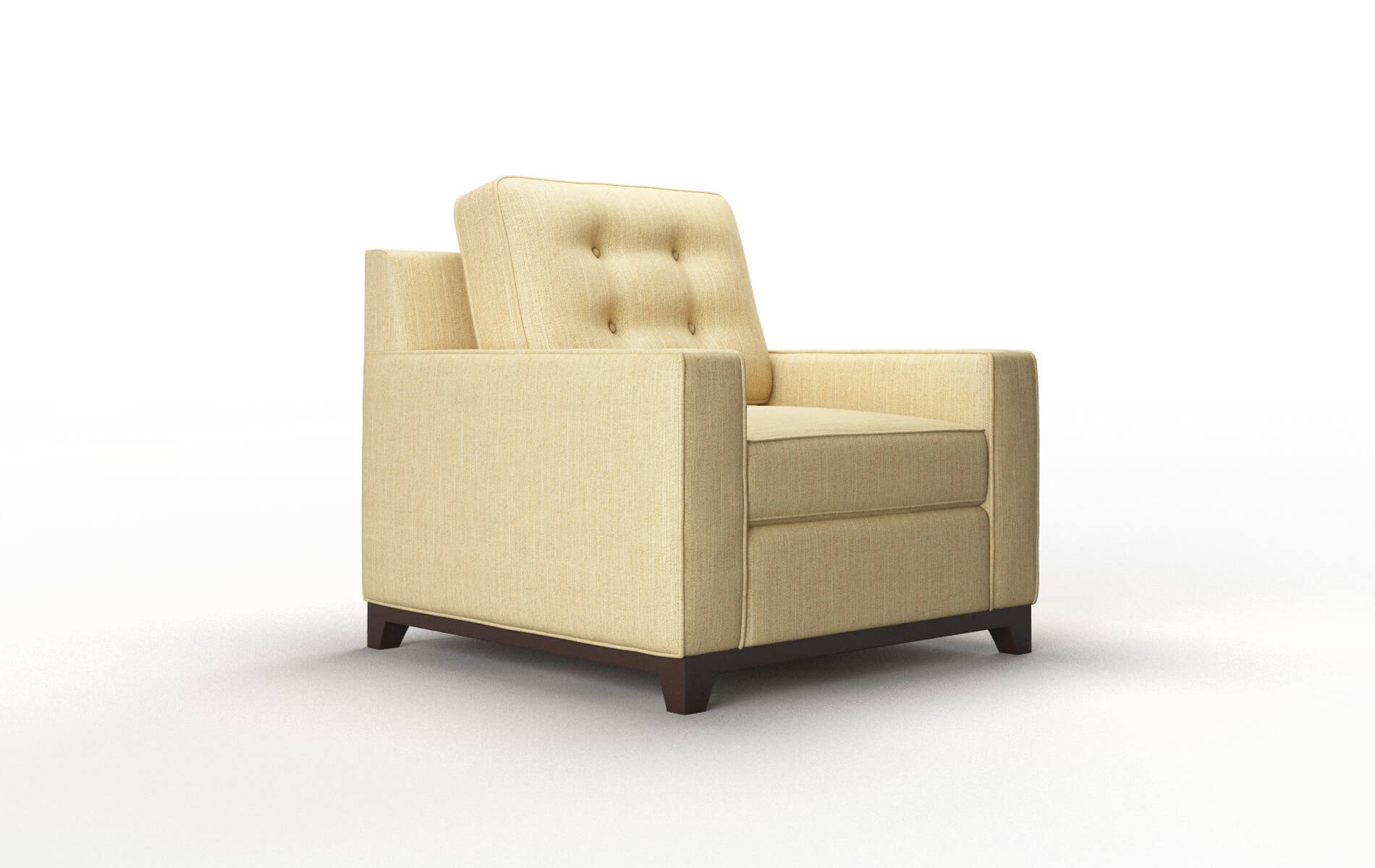 Alexandria Malibu Maize Chair espresso legs 2